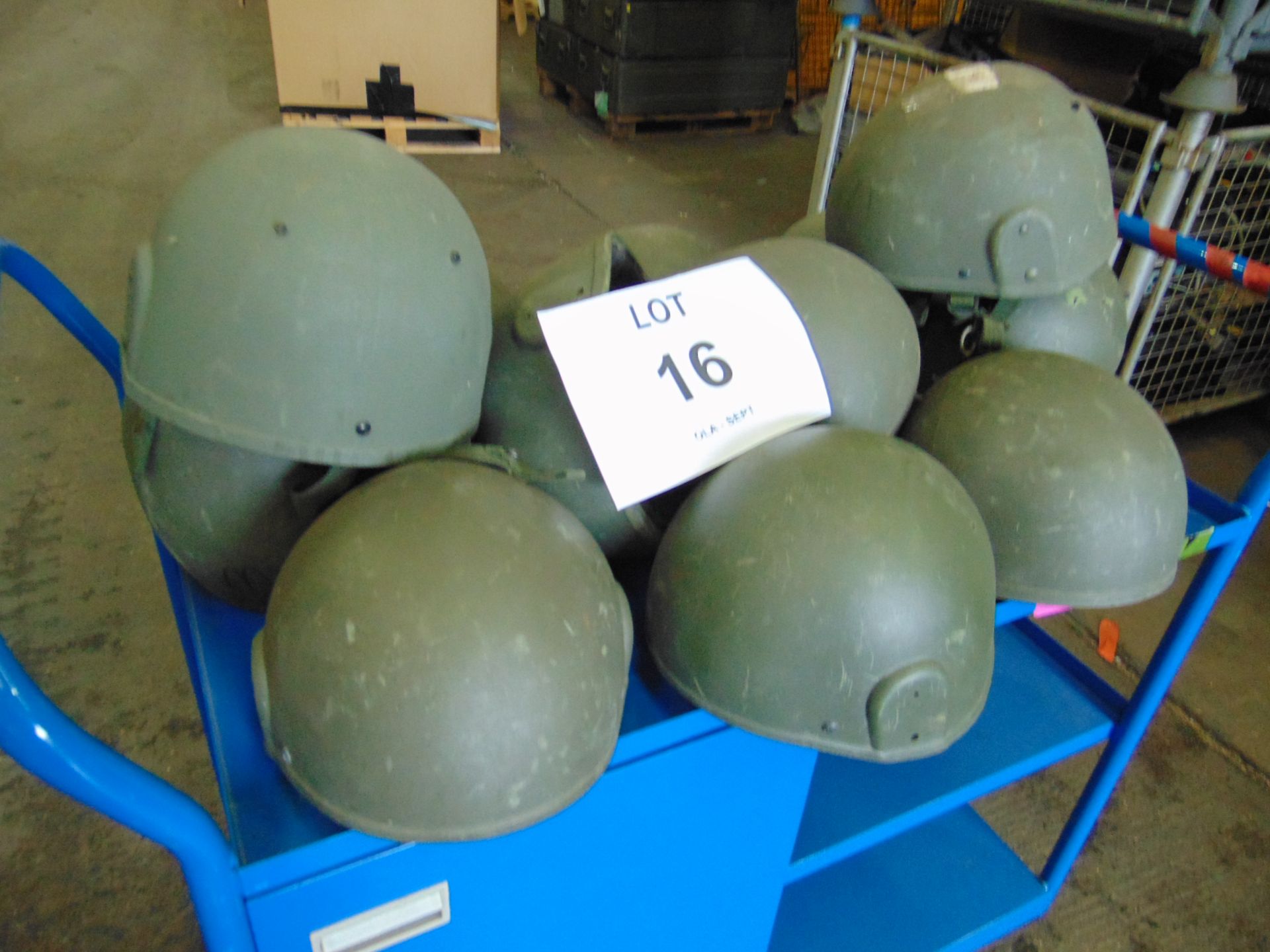 12X BRITISH ARMY GS MK.6 COMBAT HELMETS - Image 2 of 5