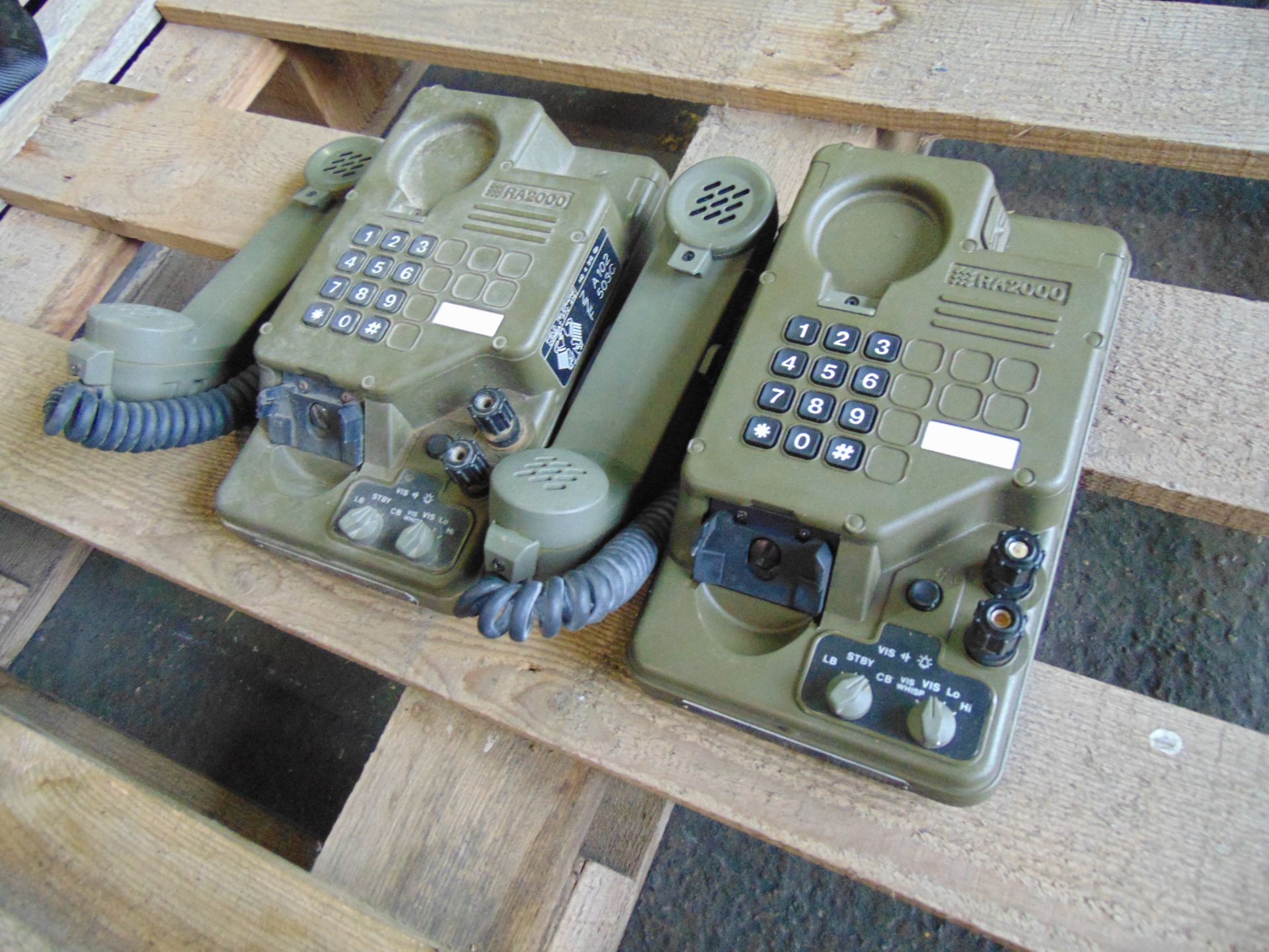 2 x Racal RA2000 PTC414 Combat Field Telephones - Image 2 of 8