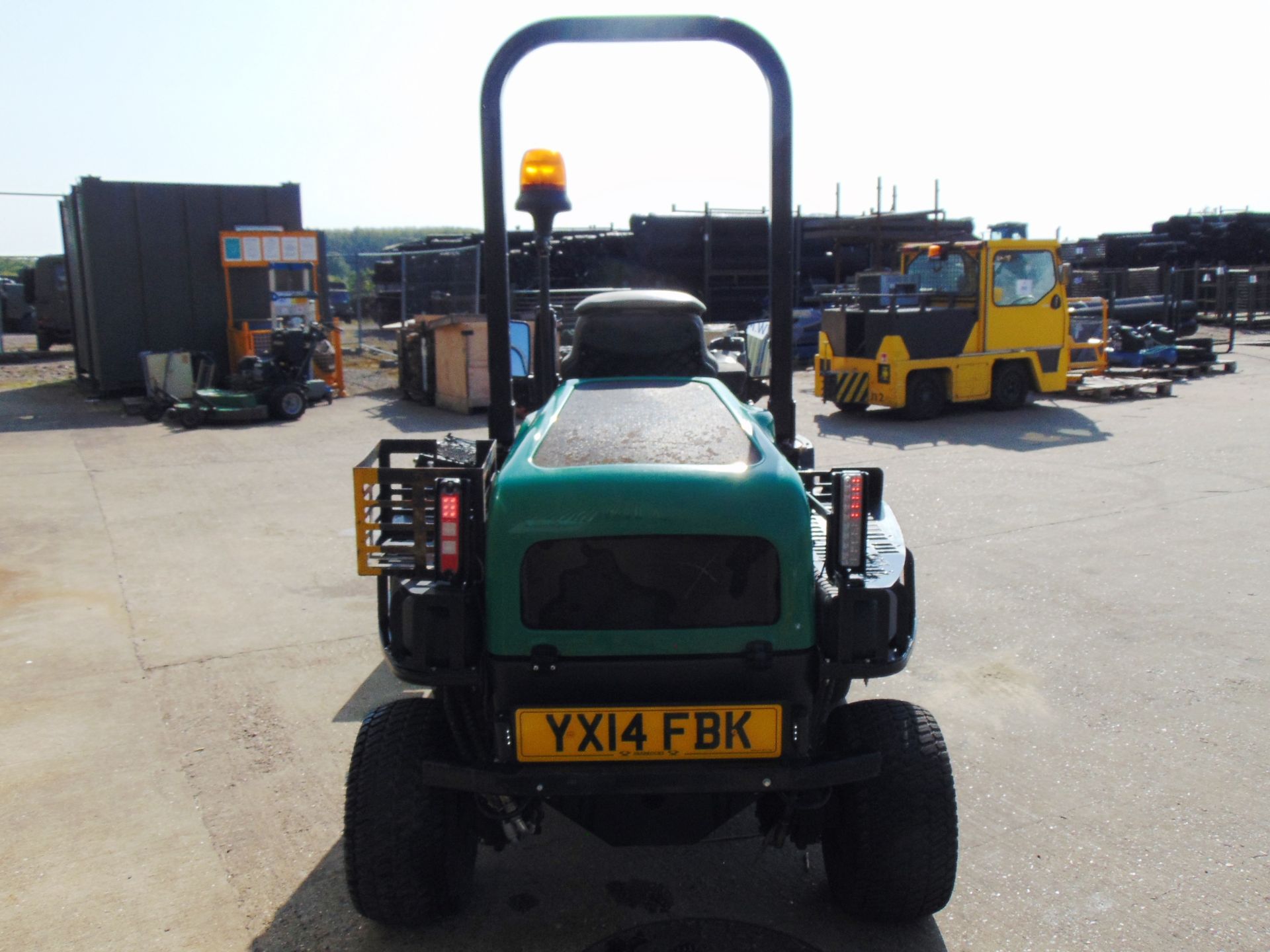 2014 Ransomes HR300 C/W Muthing Outfront Flail Mower. 2,475 hrs only - Image 8 of 28