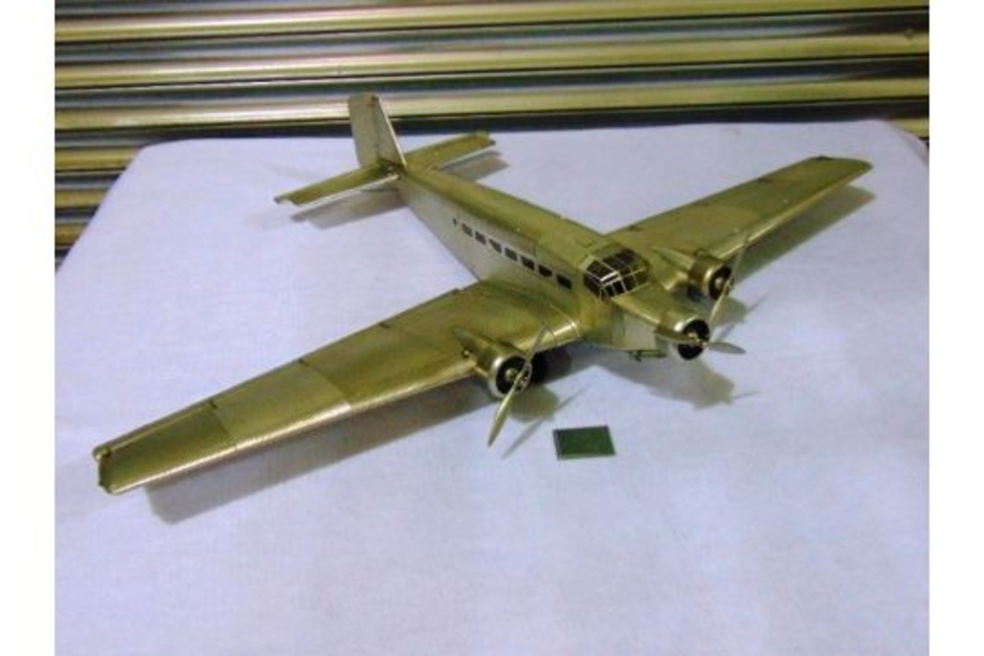 JUNKERS JU 52 "Iron Annie" Aluminium Scale Model - Image 3 of 8