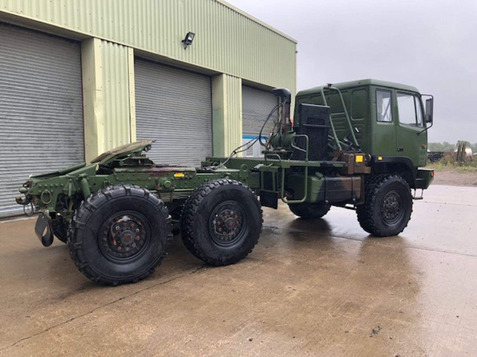 Stewart and Stevenson 6x6 LHD tractor unit model MTV M1088 Cat 3116 turbo Diesel engine 290hp - Bild 6 aus 38