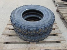 2 x Goodyear G90 7.50 R16 Land Rover Wolf Tyres