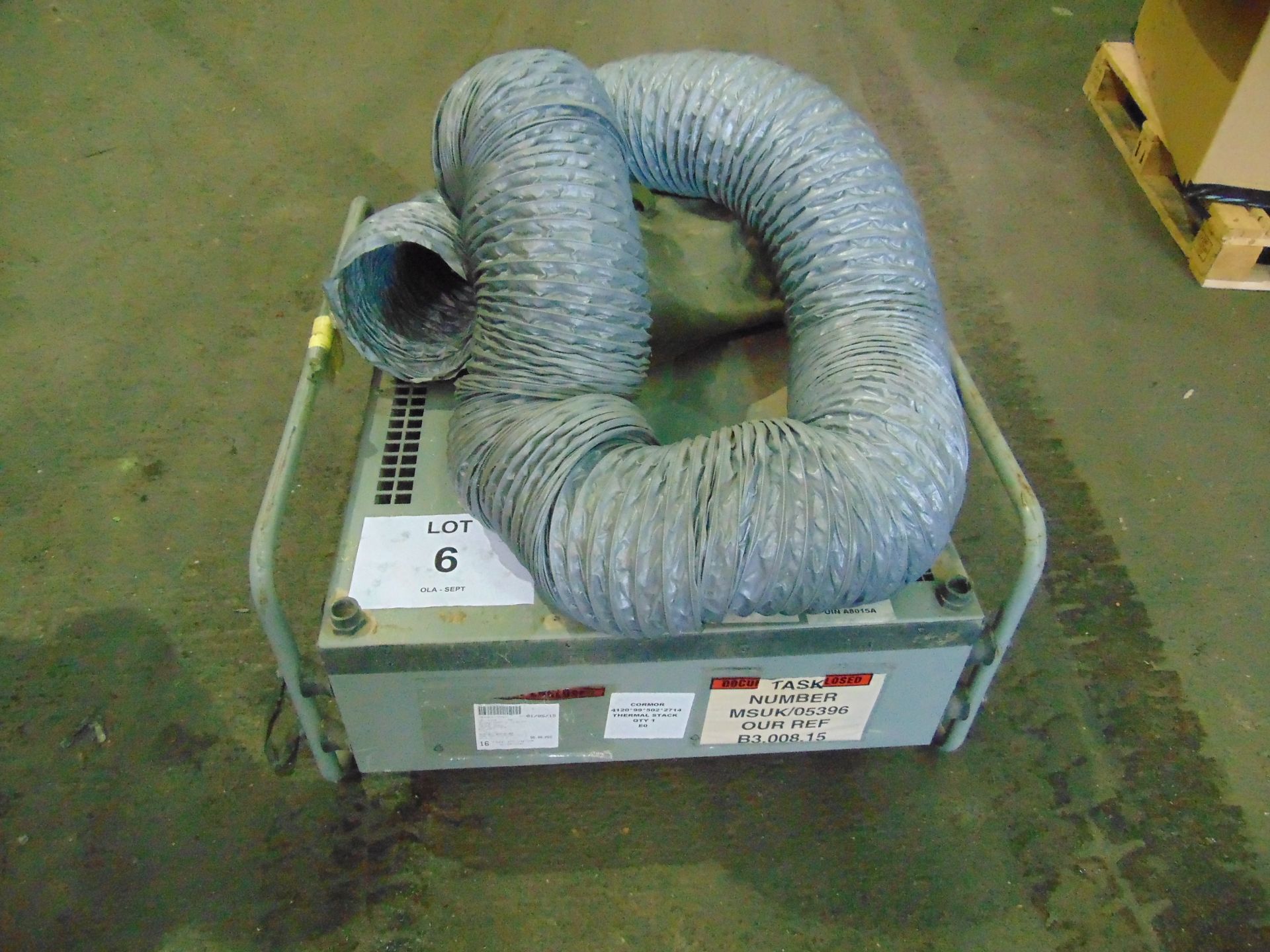 AEROTRIM 230 VOLT COOLER UNIT C/W PIPES ETC