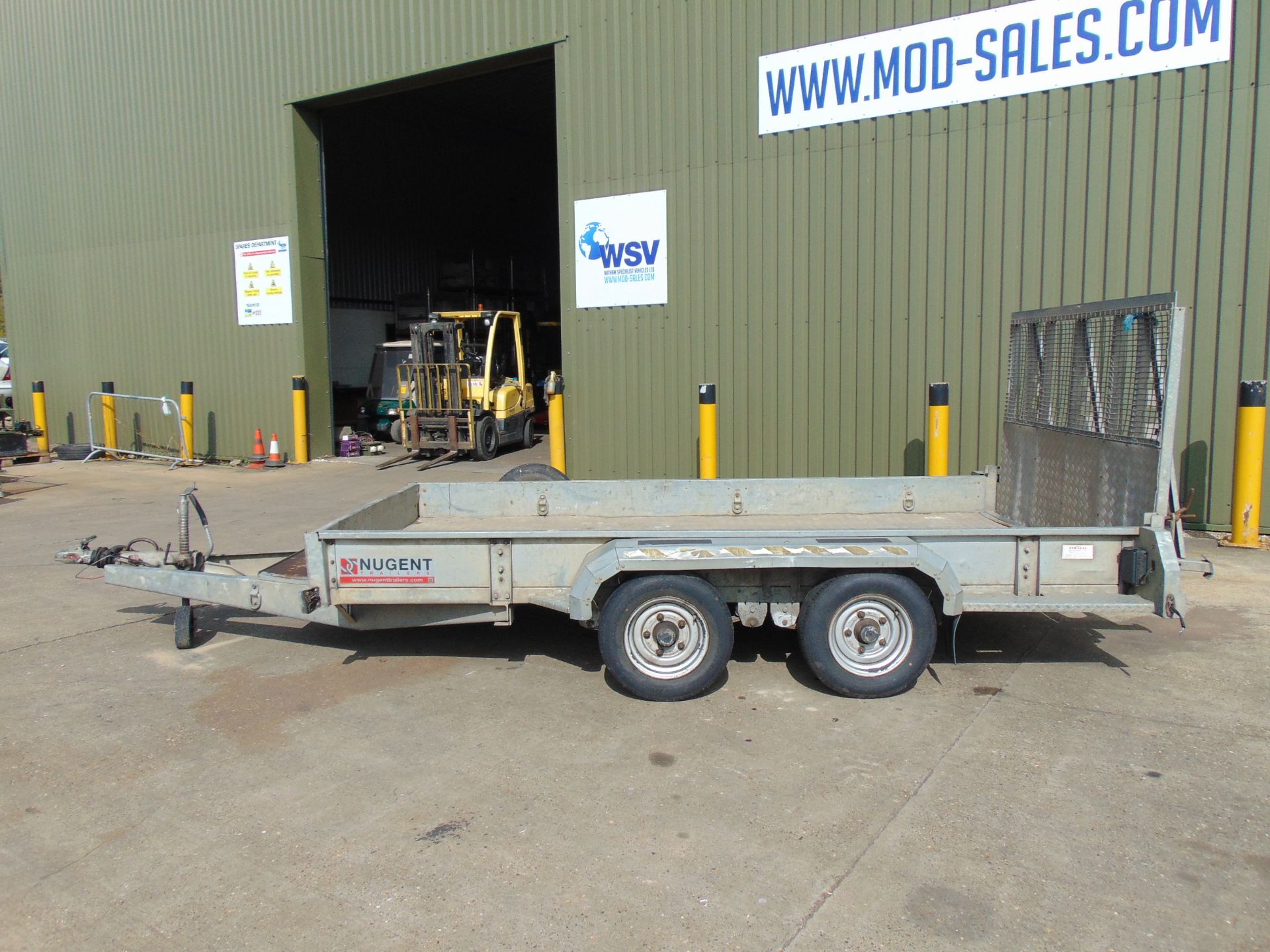 Nugent Twin Axle Plant Trailer with Ramp - Image 3 of 18