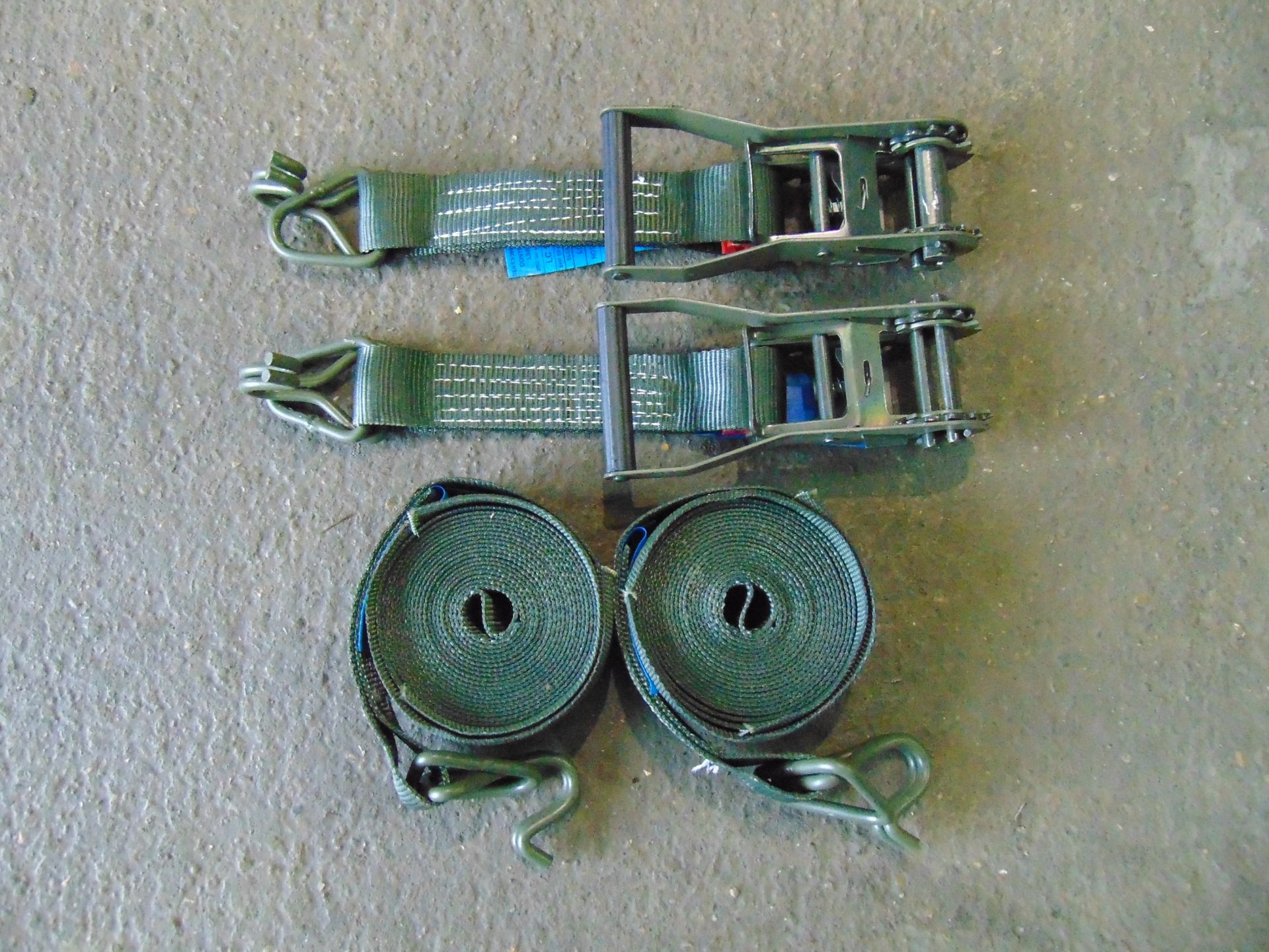 2 x Unissued SpanSet Ratchets and Straps as shown