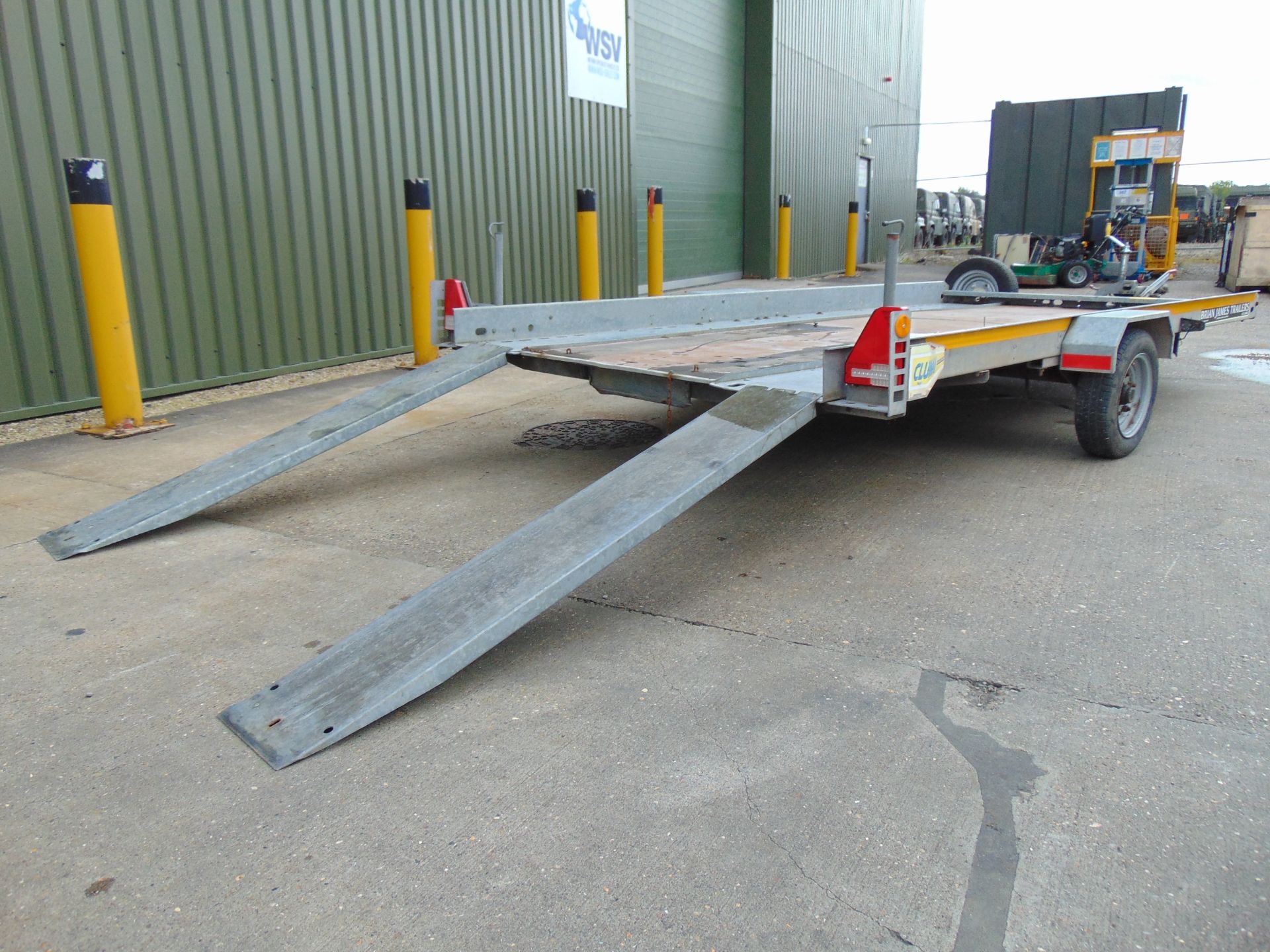 Brian James Clubman Single Axle Car Transporter Trailer with Ramps - Image 15 of 17