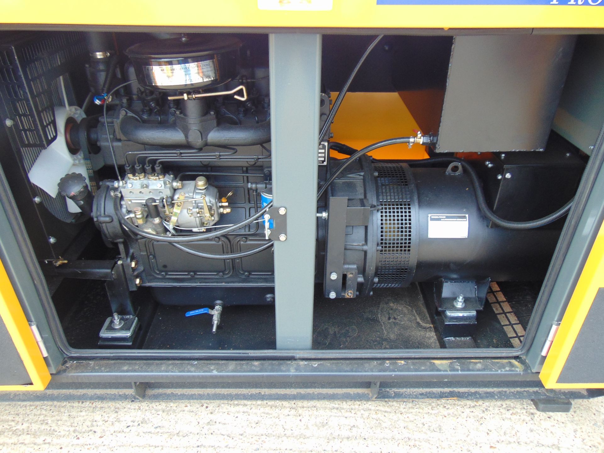 UNISSUED 40 KVA 3 Phase Silent Diesel Generator Set. This generator is 3 phase 230/400 volt 50 Hz - Image 15 of 21