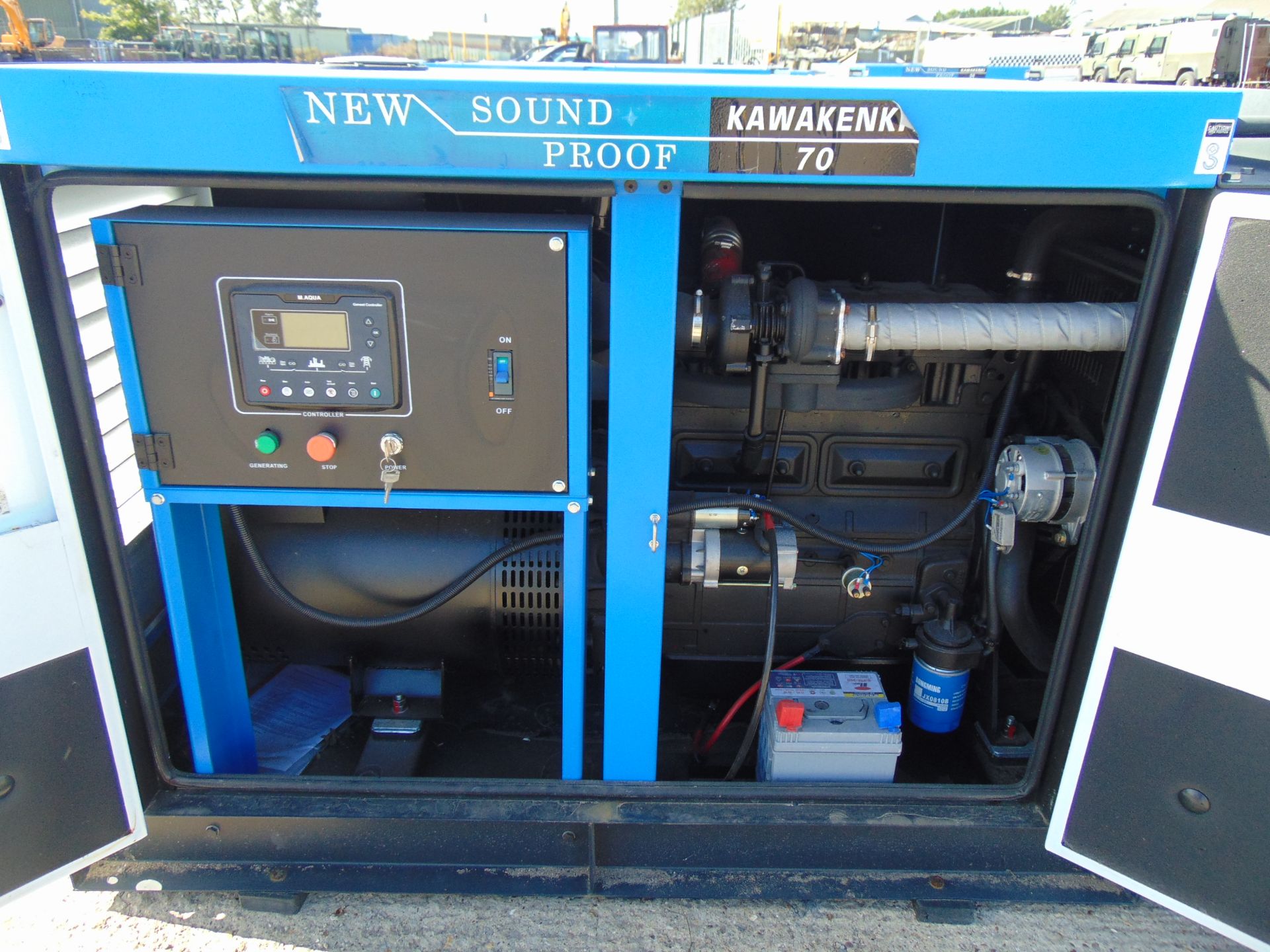 UNISSUED 70 KVA 3 Phase Silent Diesel Generator Set - Image 8 of 23