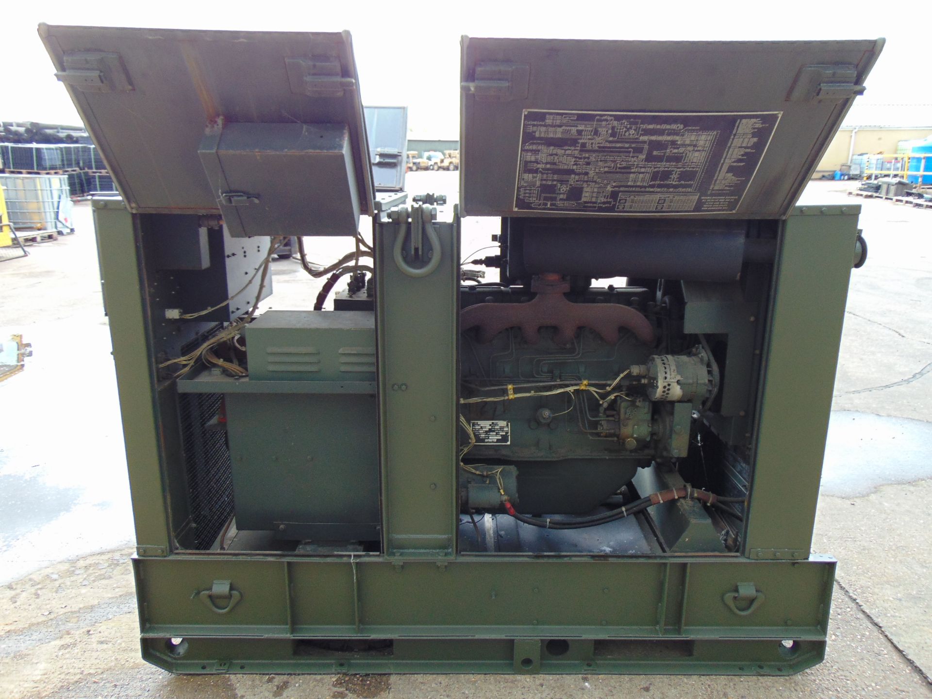 FERMONT MEP005A 37.5 KVA Portable Diesel Generator ONLY 1,021 Hours! - Image 11 of 20