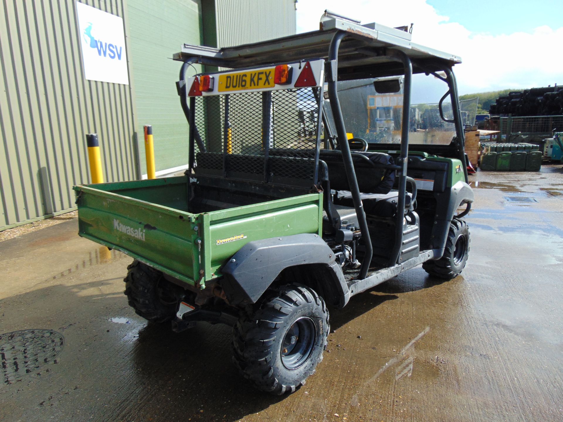 Kawasaki Mule 4010 4WD Diesel Utility Vehicle UTV c/w Power steering 2481 hours only 4 or 2 seat - Image 8 of 25