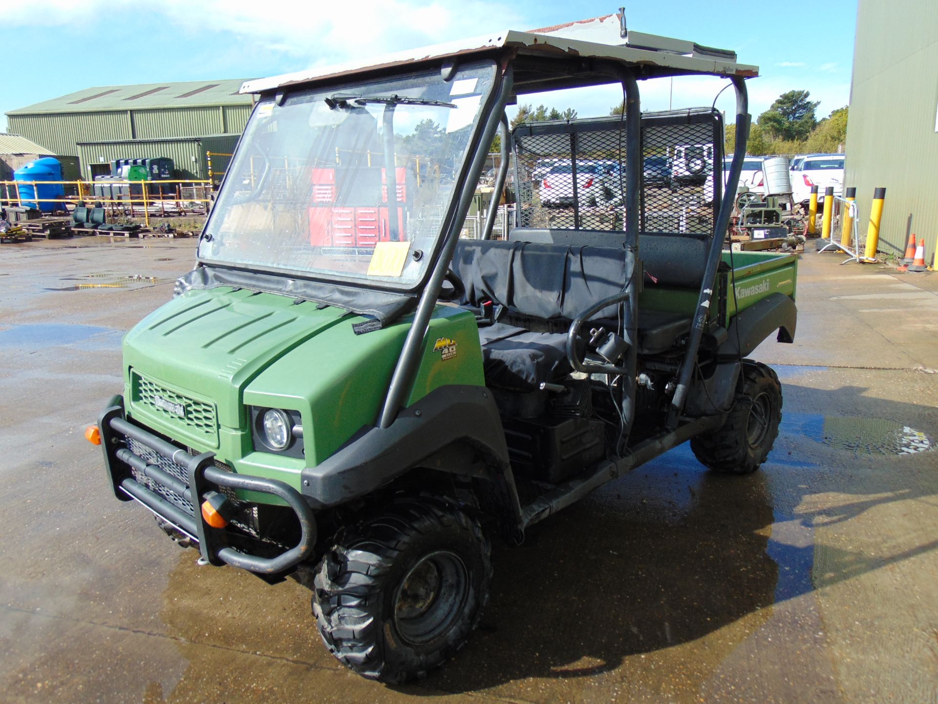 Kawasaki Mule 4010 4WD Diesel Utility Vehicle UTV c/w Power steering 2481 hours only 4 or 2 seat - Image 4 of 25