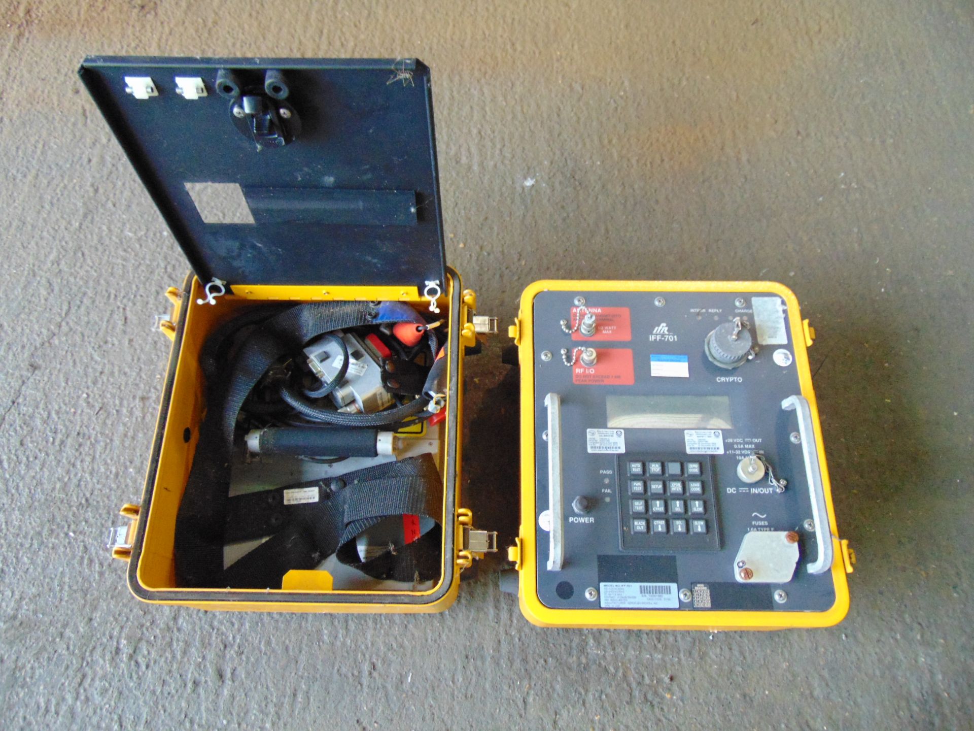 IFR Aeroflex IFF-701 Aircraft Transponder Test Set with accessories