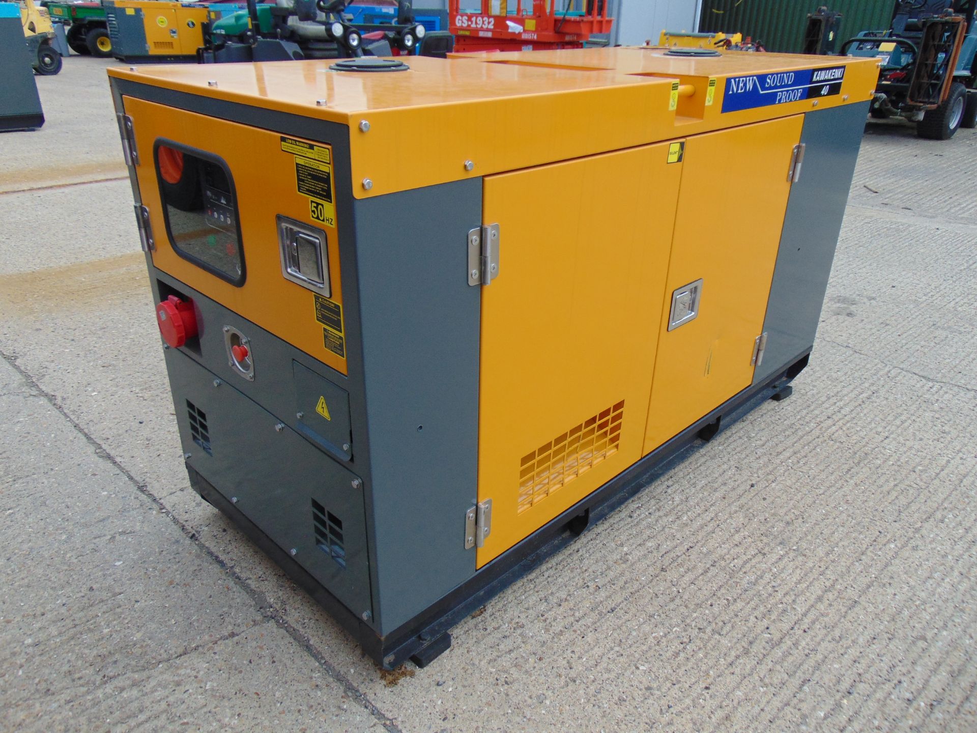 UNISSUED 40 KVA 3 Phase Silent Diesel Generator Set. This generator is 3 phase 230/400 volt 50 Hz - Image 5 of 21