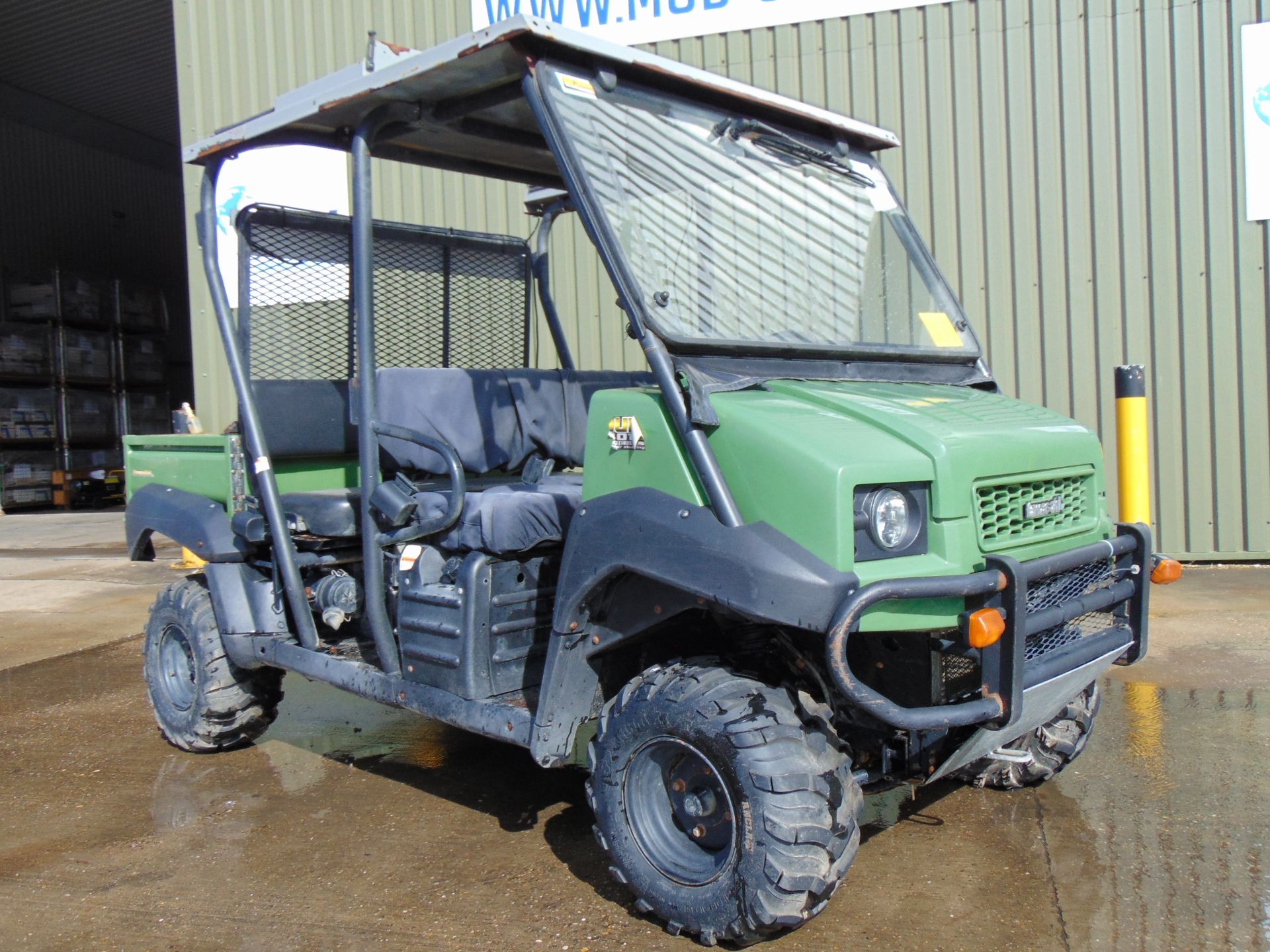 Kawasaki Mule 4010 4WD Diesel Utility Vehicle UTV c/w Power steering 2481 hours only 4 or 2 seat