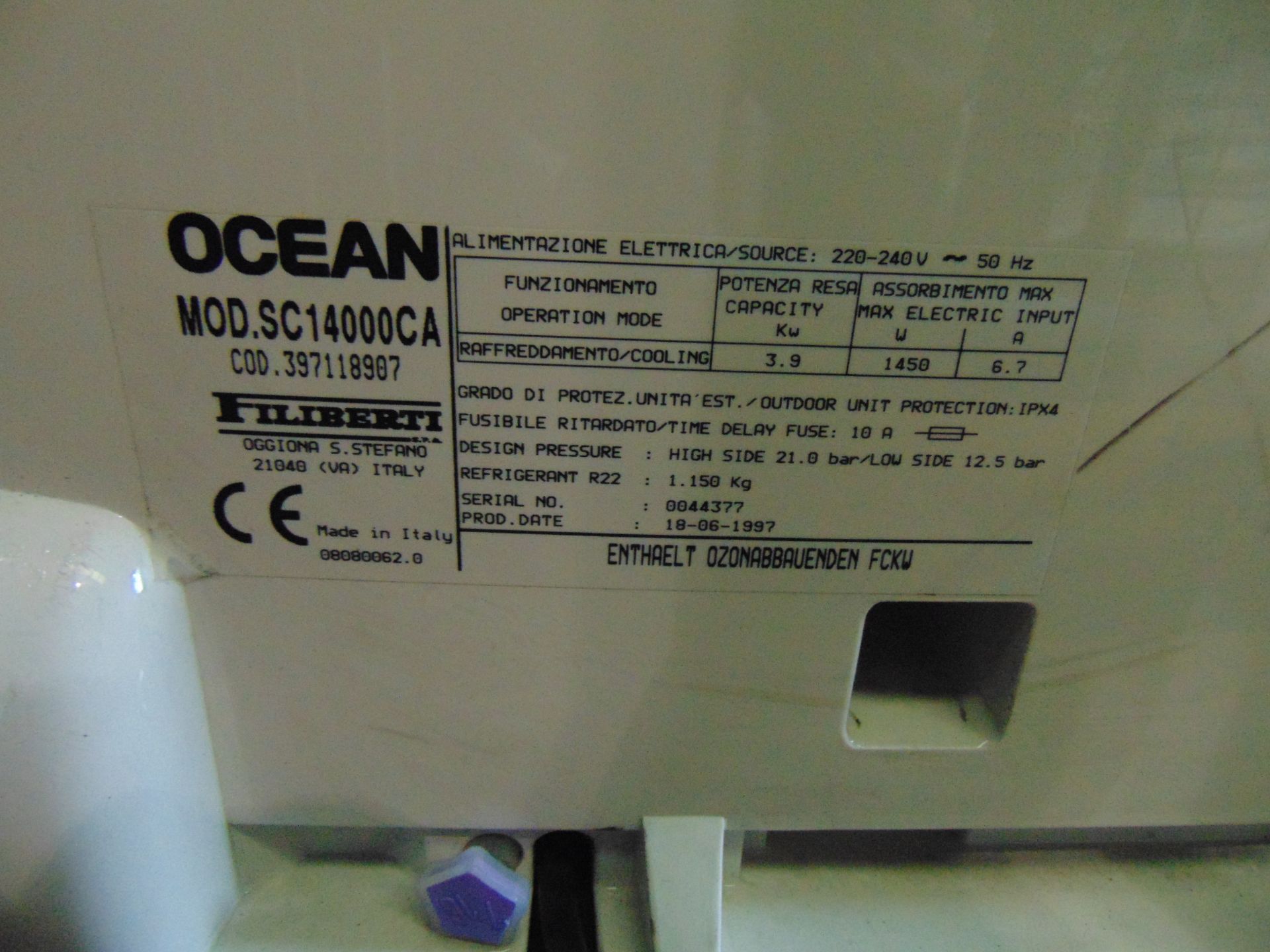 Ocean Eskimese 52 Portable Air Conditioning Unit - Image 5 of 5