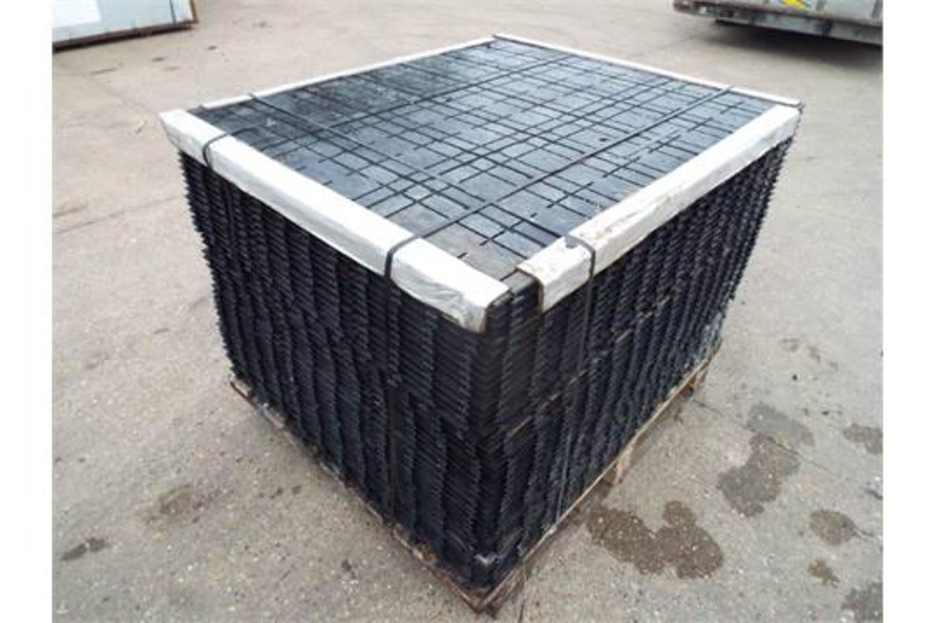 Pallet of Rola Trac Interlocking Flooring