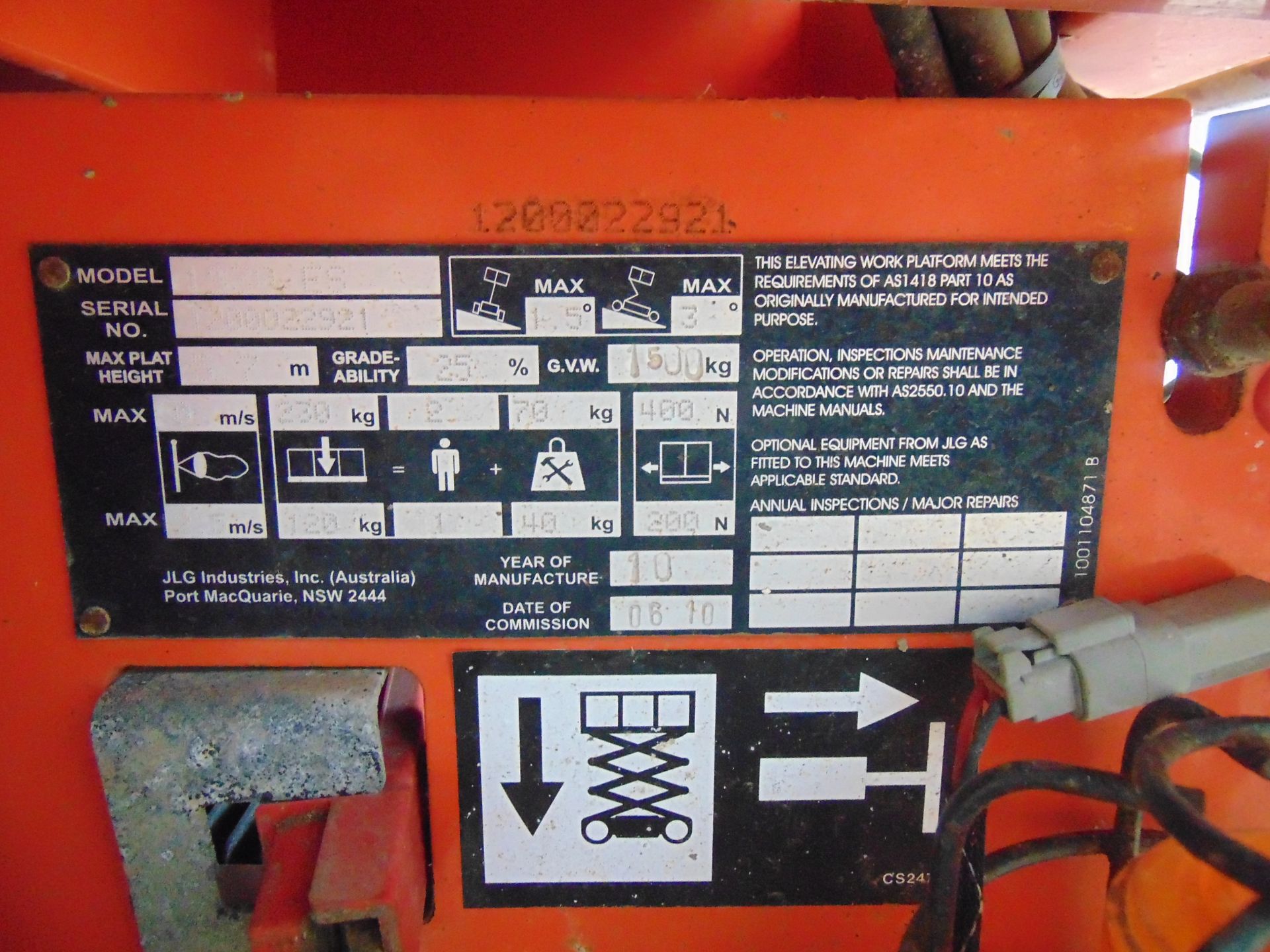 JLG 1930ES 7.62m Electric Scissor Lift Access Platform ONLY 290 Hours! - Image 20 of 21