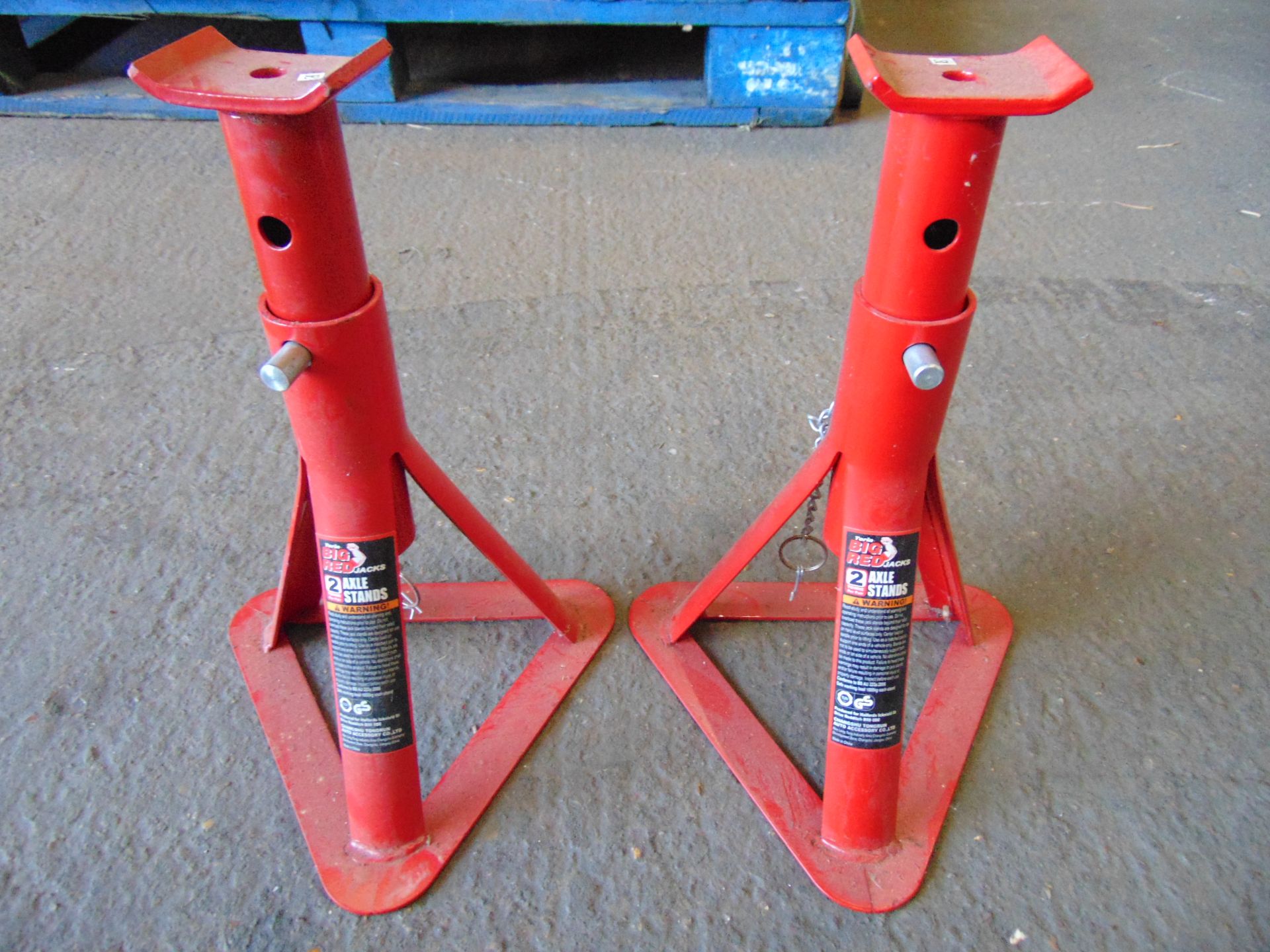 2 x Unissued Torin Big Red Axle Stands as shown - Image 4 of 4