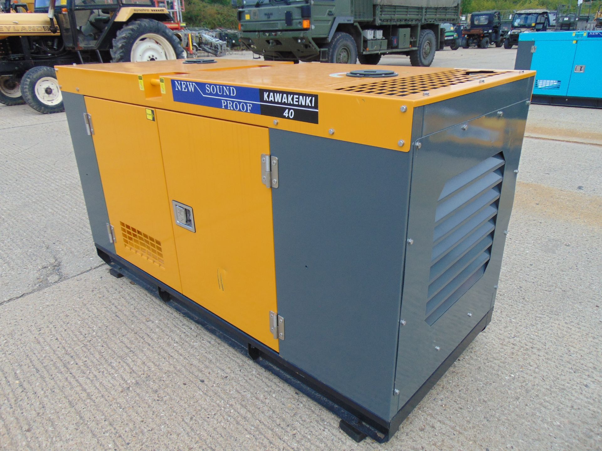 UNISSUED 40 KVA 3 Phase Silent Diesel Generator Set. This generator is 3 phase 230/400 volt 50 Hz - Image 3 of 21