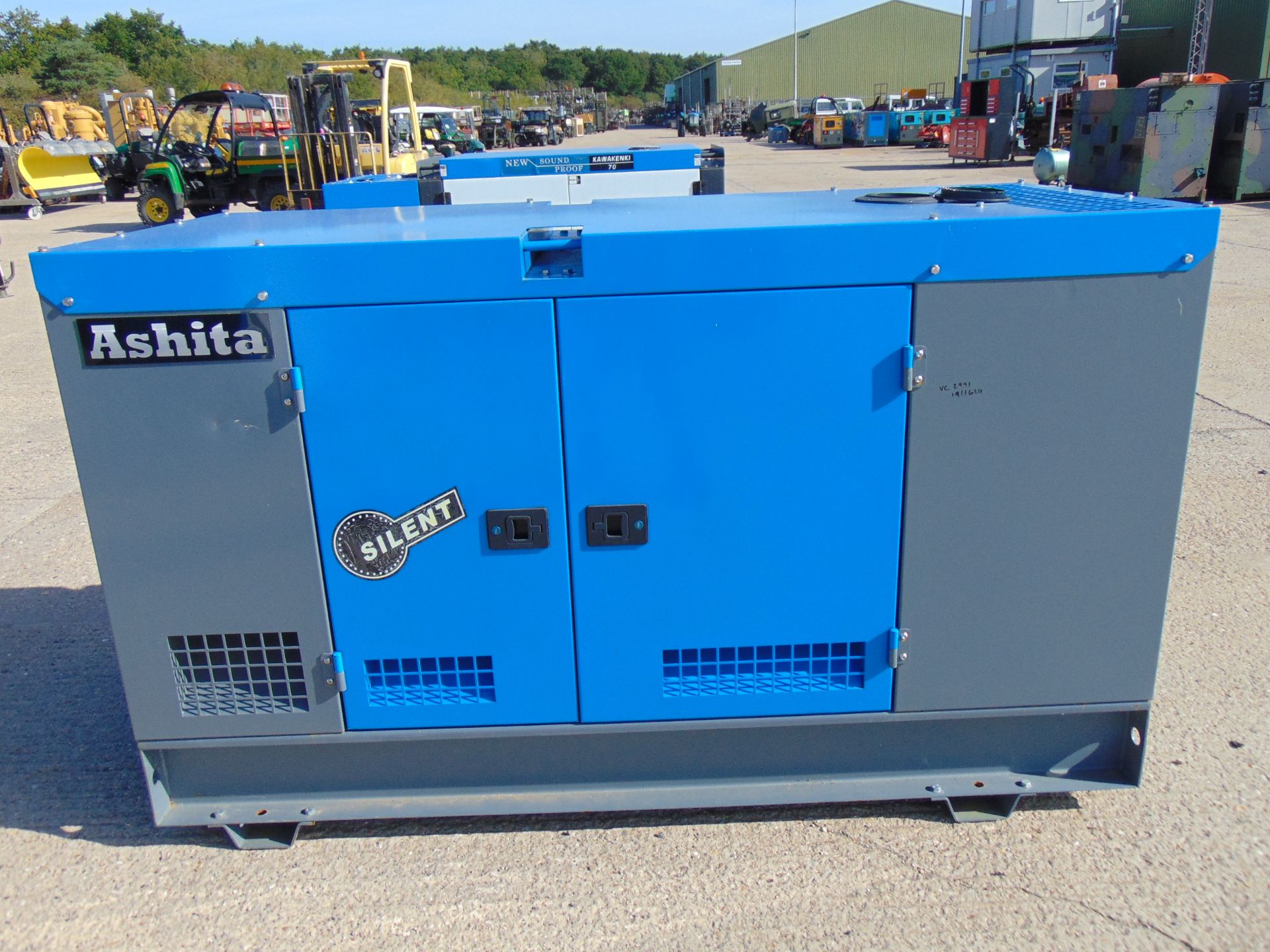 UNISSUED 50 KVA 3 Phase Silent Diesel Generator Set. This generator is 3 phase 380 volt 50 Hz - Image 4 of 23