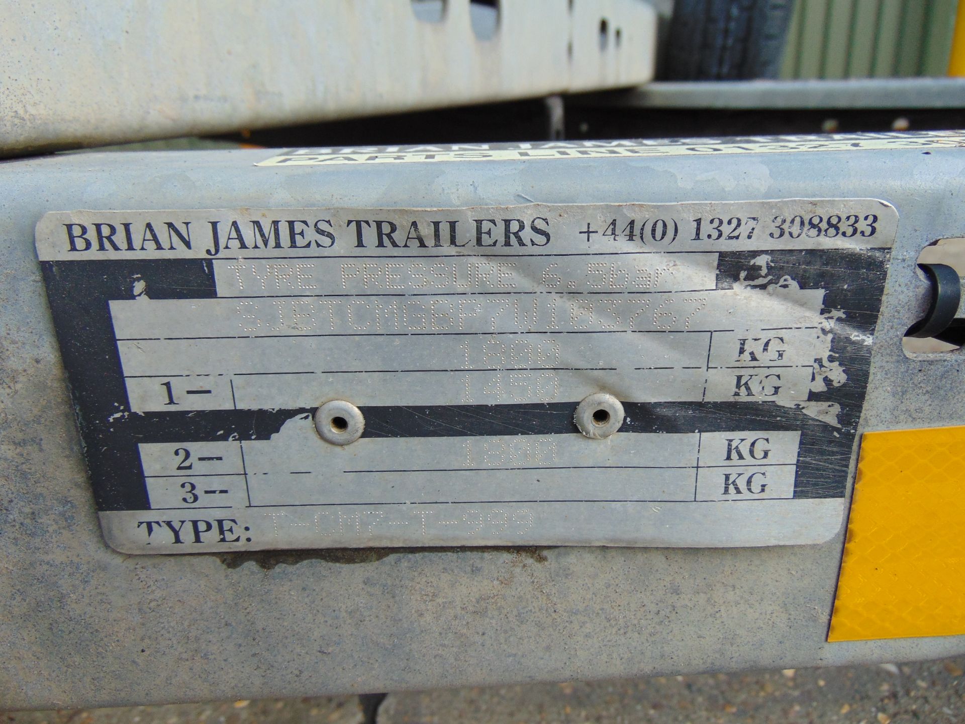 Brian James Clubman Single Axle Car Transporter Trailer with Ramps - Image 17 of 17