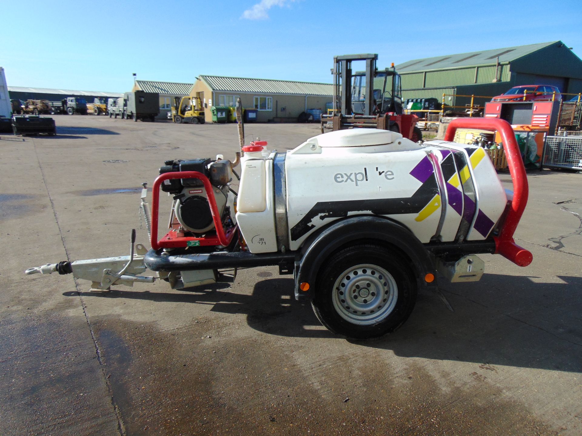 Brendon Powerwasher BB1000 Yanmar Diesel Pressure Washer Bowser Trailer - Image 5 of 21