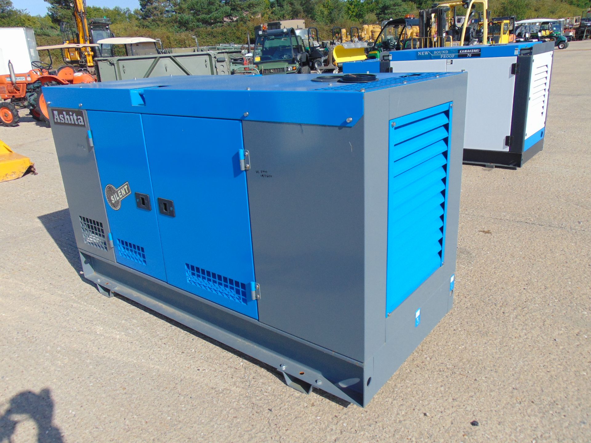 UNISSUED 50 KVA 3 Phase Silent Diesel Generator Set. This generator is 3 phase 380 volt 50 Hz - Image 3 of 23