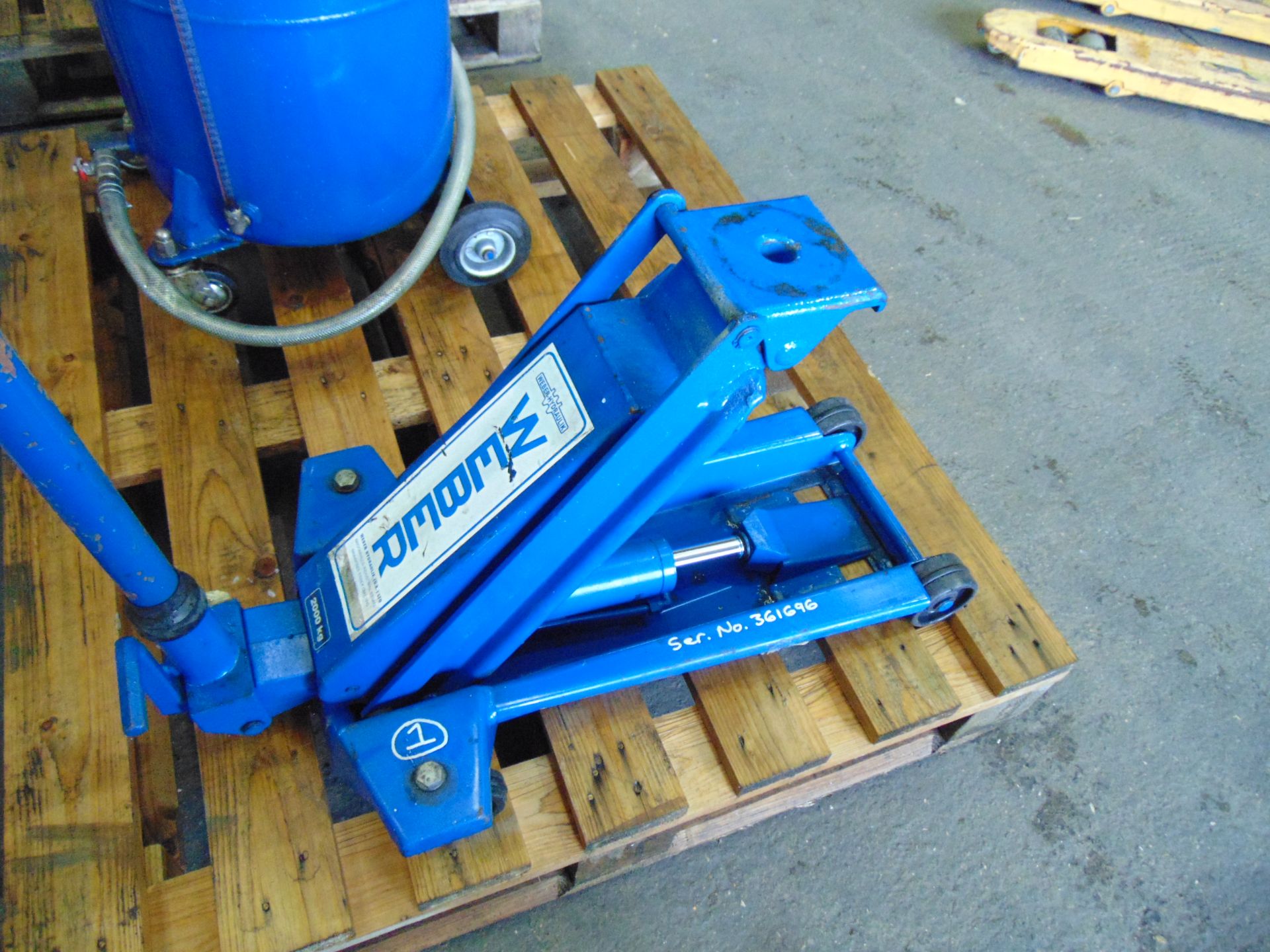 Weber Hydraulic WDK20 2Ton Workshop Trolley Jack - Image 6 of 9