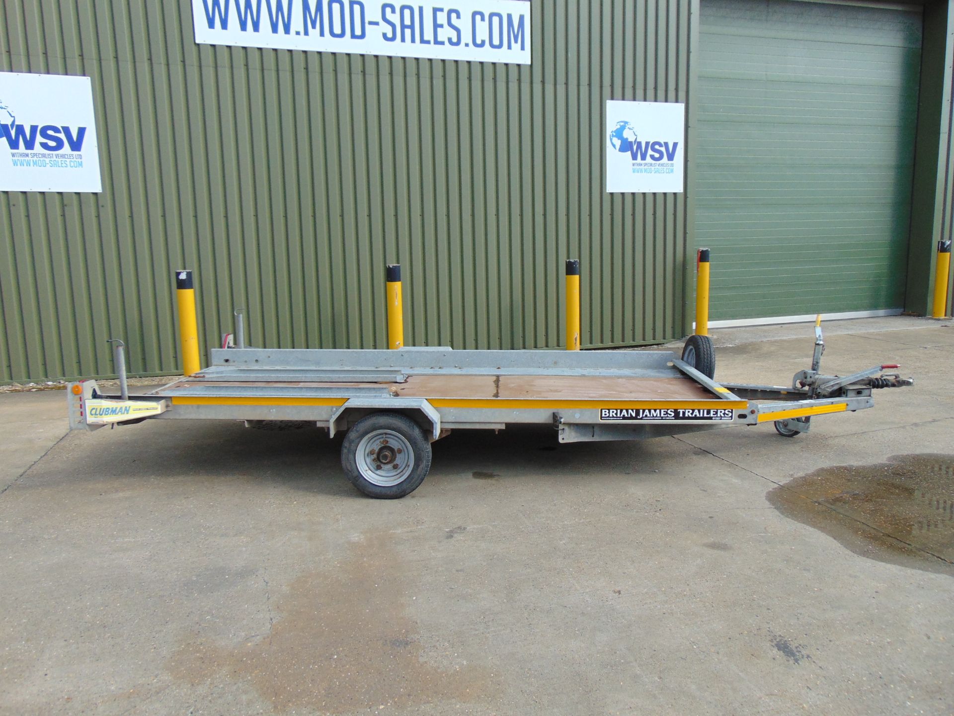 Brian James Clubman Single Axle Car Transporter Trailer with Ramps - Image 8 of 17