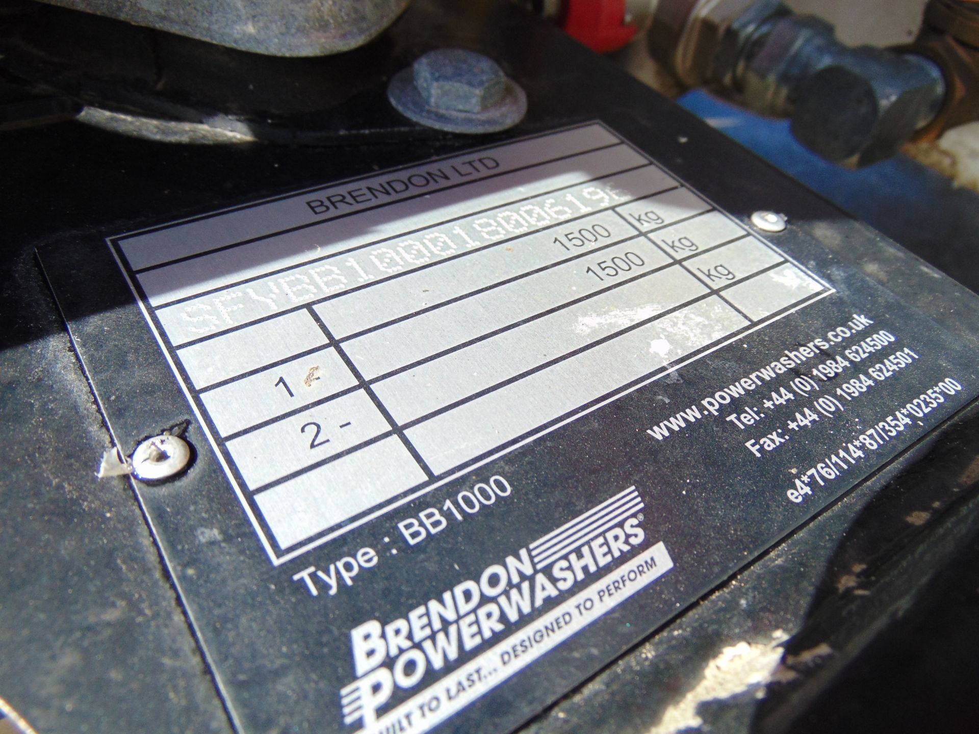 Brendon Powerwasher BB1000 Yanmar Diesel Pressure Washer Bowser Trailer - Image 21 of 21