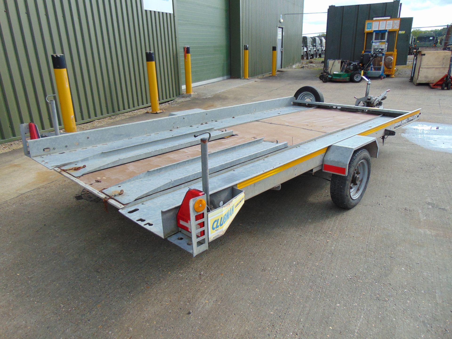 Brian James Clubman Single Axle Car Transporter Trailer with Ramps - Image 7 of 17