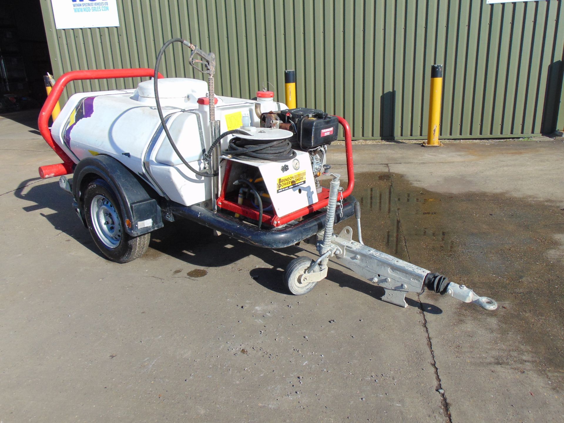 Brendon Powerwasher BB1000 Yanmar Diesel Pressure Washer Bowser Trailer - Image 2 of 21