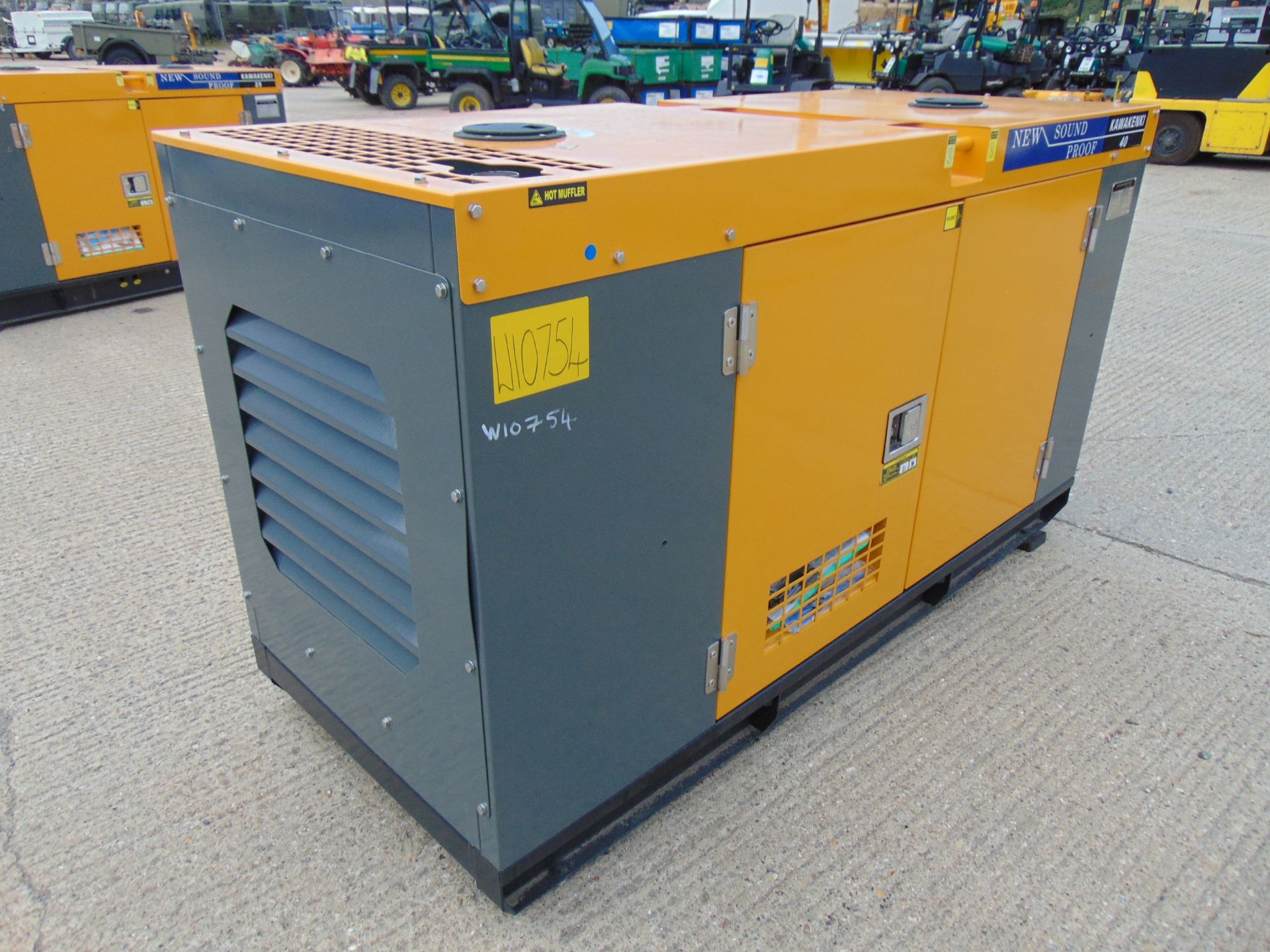 UNISSUED 40 KVA 3 Phase Silent Diesel Generator Set. This generator is 3 phase 230/400 volt 50 Hz - Image 2 of 21