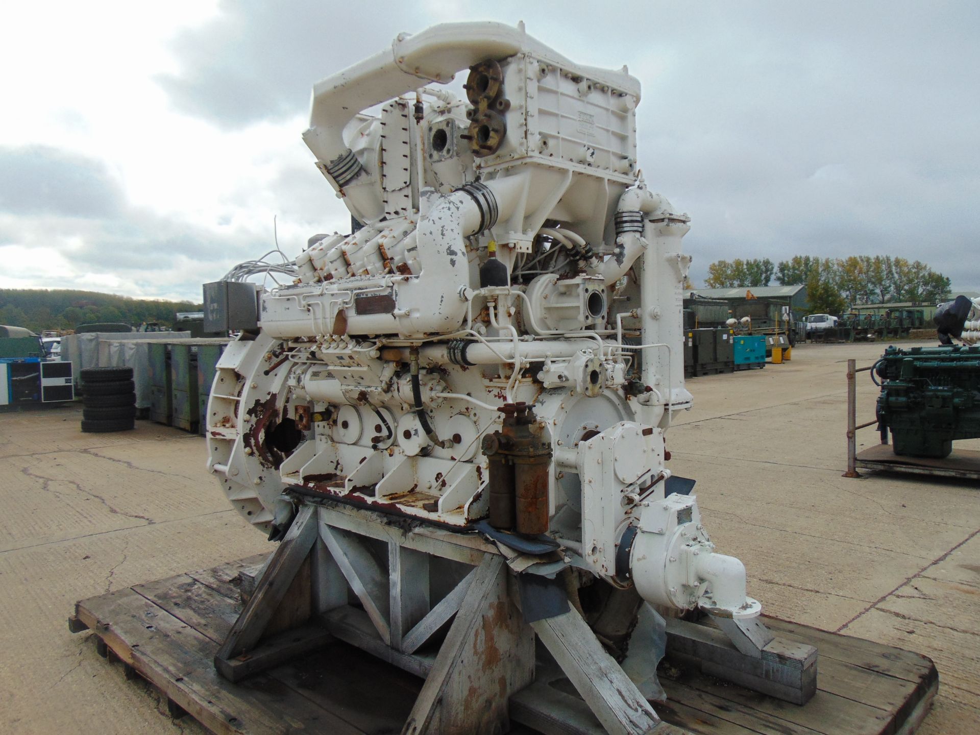 Paxman AYJCAZ V8 Diesel Marine Engine - Image 8 of 19