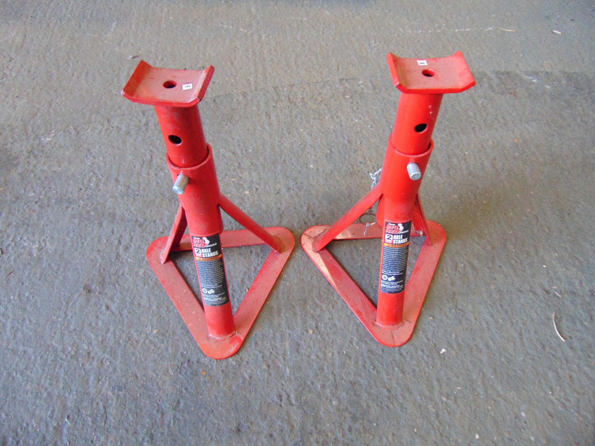 2 x Unissued Torin Big Red Axle Stands as shown - Image 2 of 4