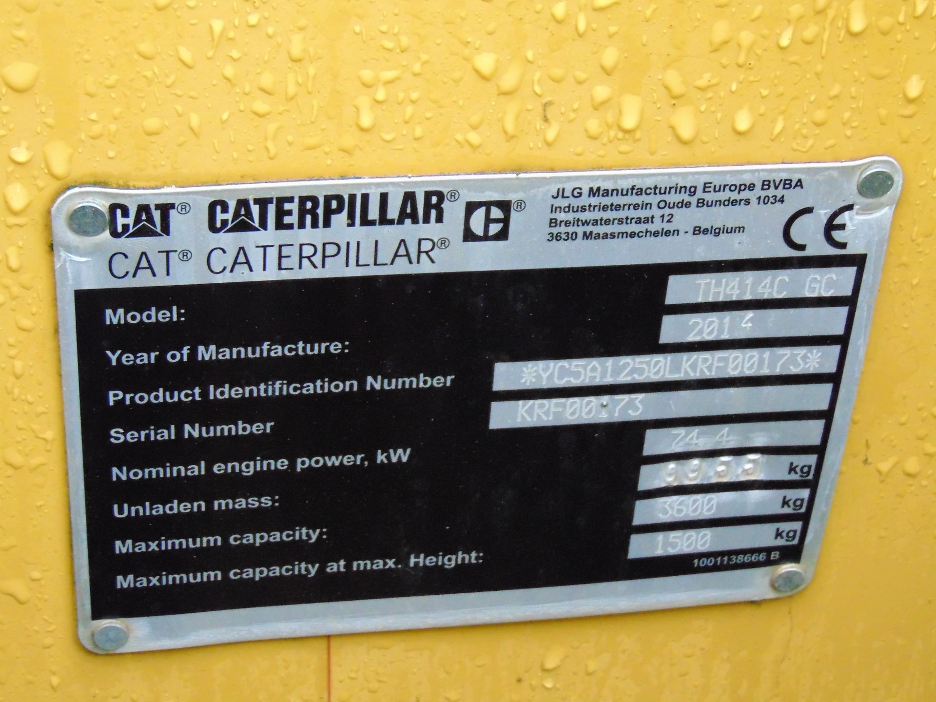 2014 Caterpillar TH414C GC 3.6 ton Telehandler ONLY 1,088 Hours! - Image 29 of 33
