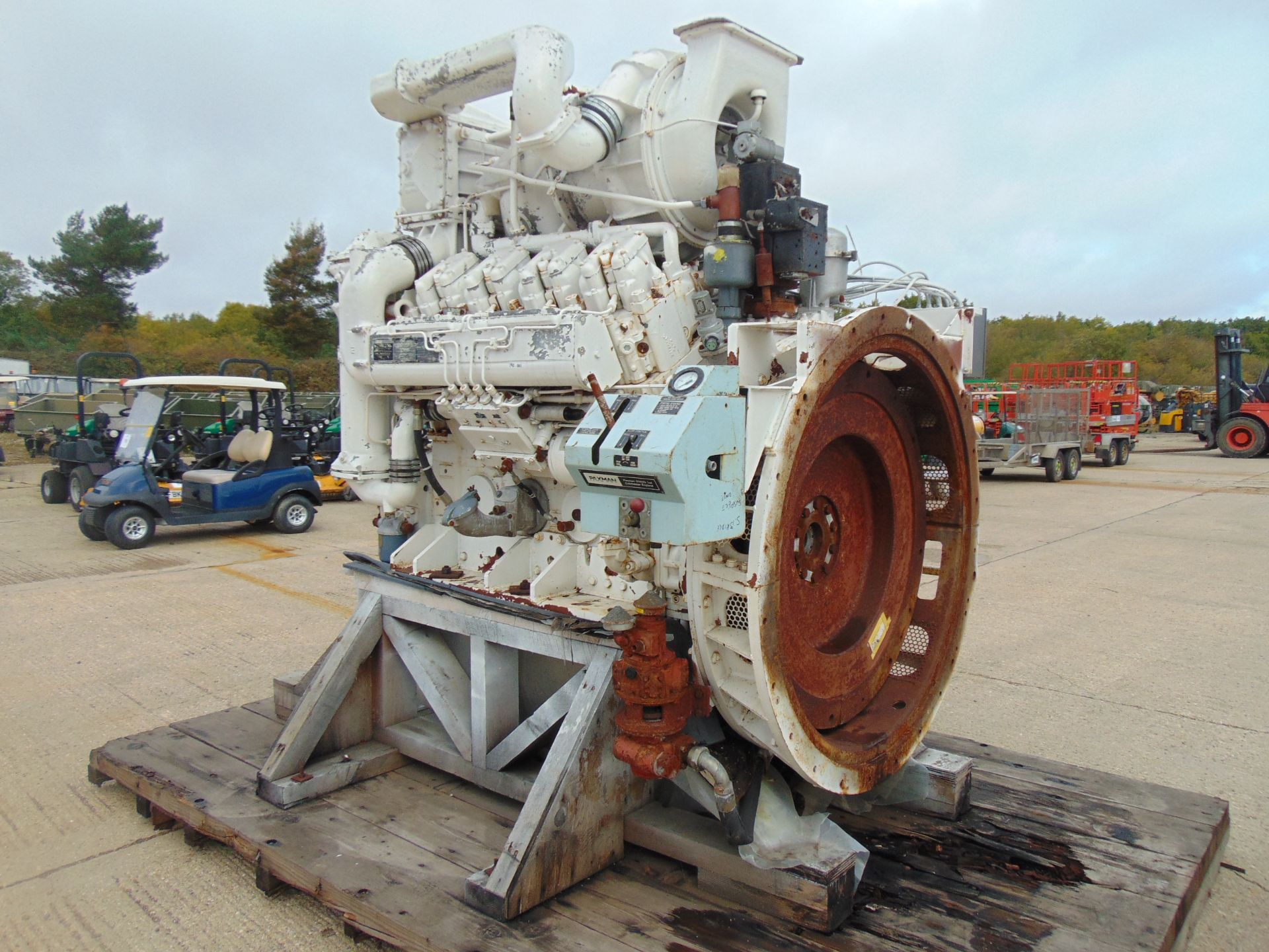 Paxman AYJCAZ V8 Diesel Marine Engine - Image 4 of 19