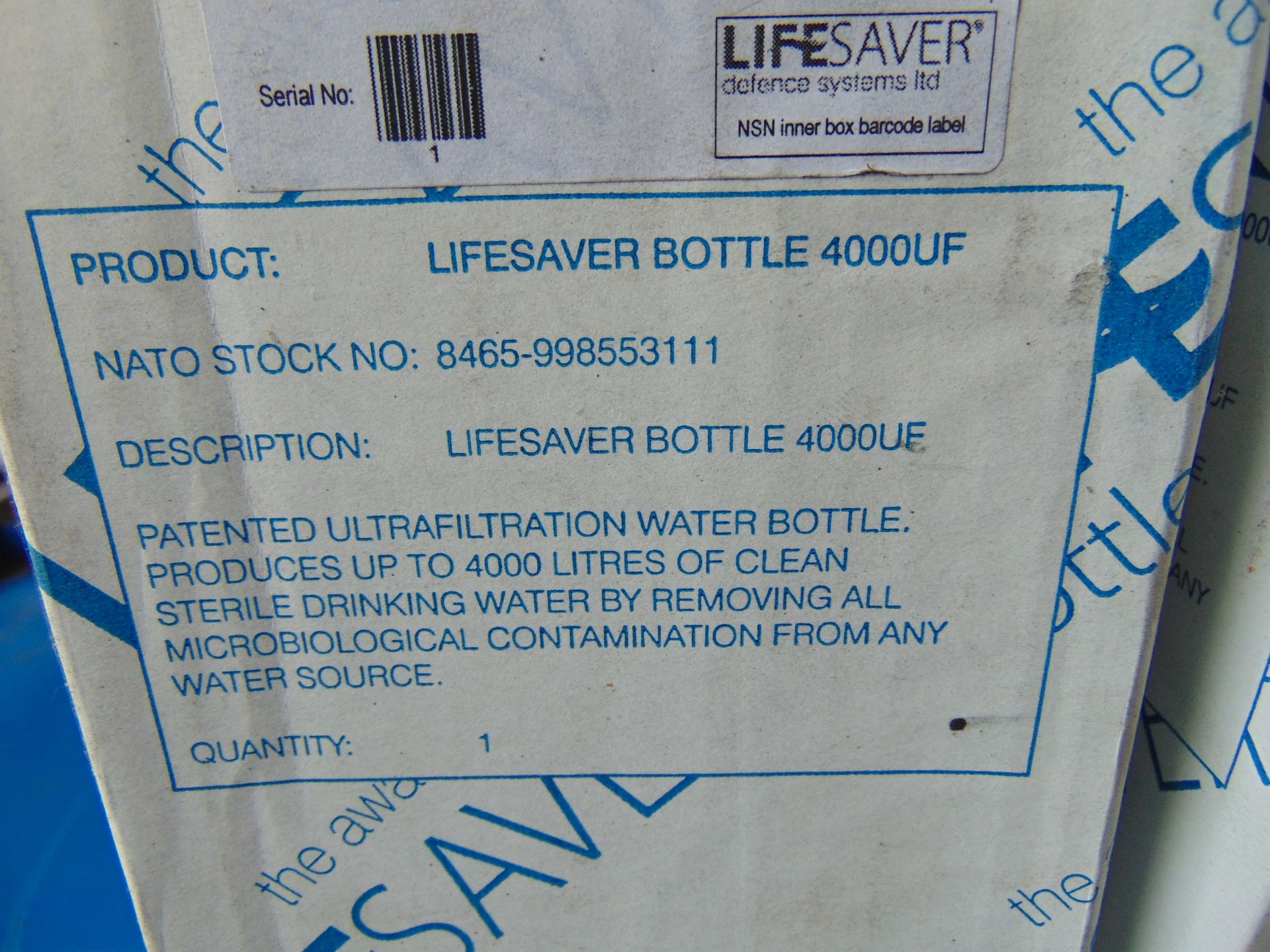 6 x Lifesaver 400UF ultra filtration water bottles - Image 7 of 7