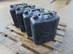 4 x Standard Nato 5 gall Water Jerry Cans as shown