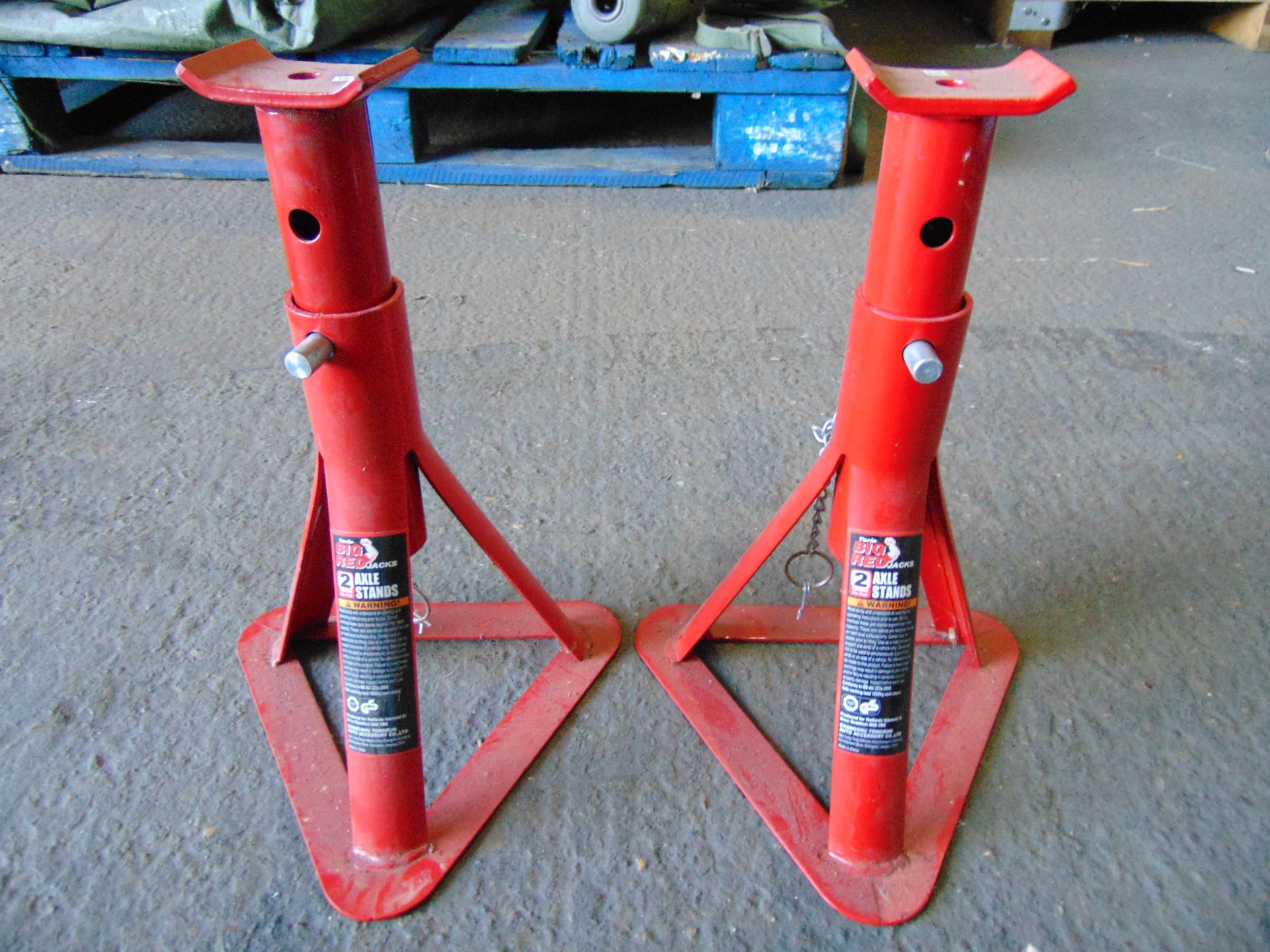 2 x Unissued Torin Big Red Axle Stands as shown