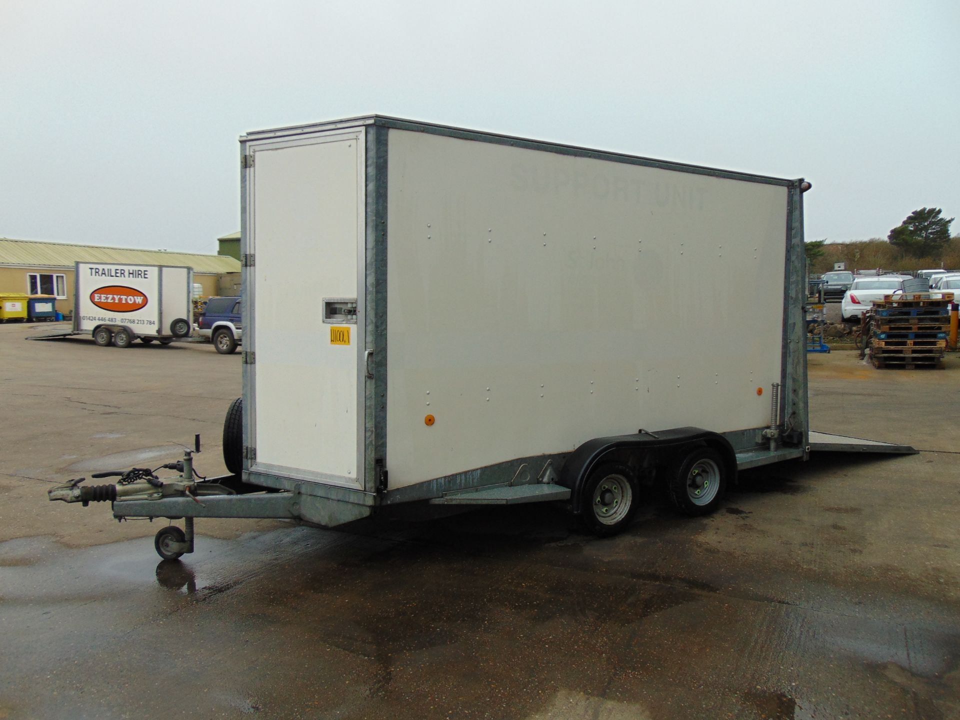 Twin Axle Ifor Williams BV126G/DR Box Trailer c/w Dropdown Tailgate / Loading Ramp - Image 14 of 23