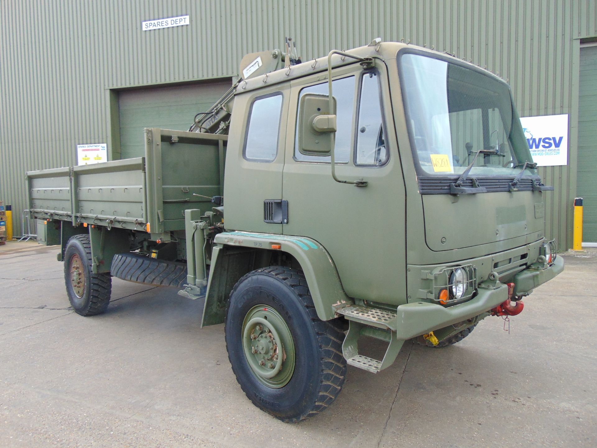 Leyland DAF 4X4 Truck complete with Atlas Crane - Image 28 of 28