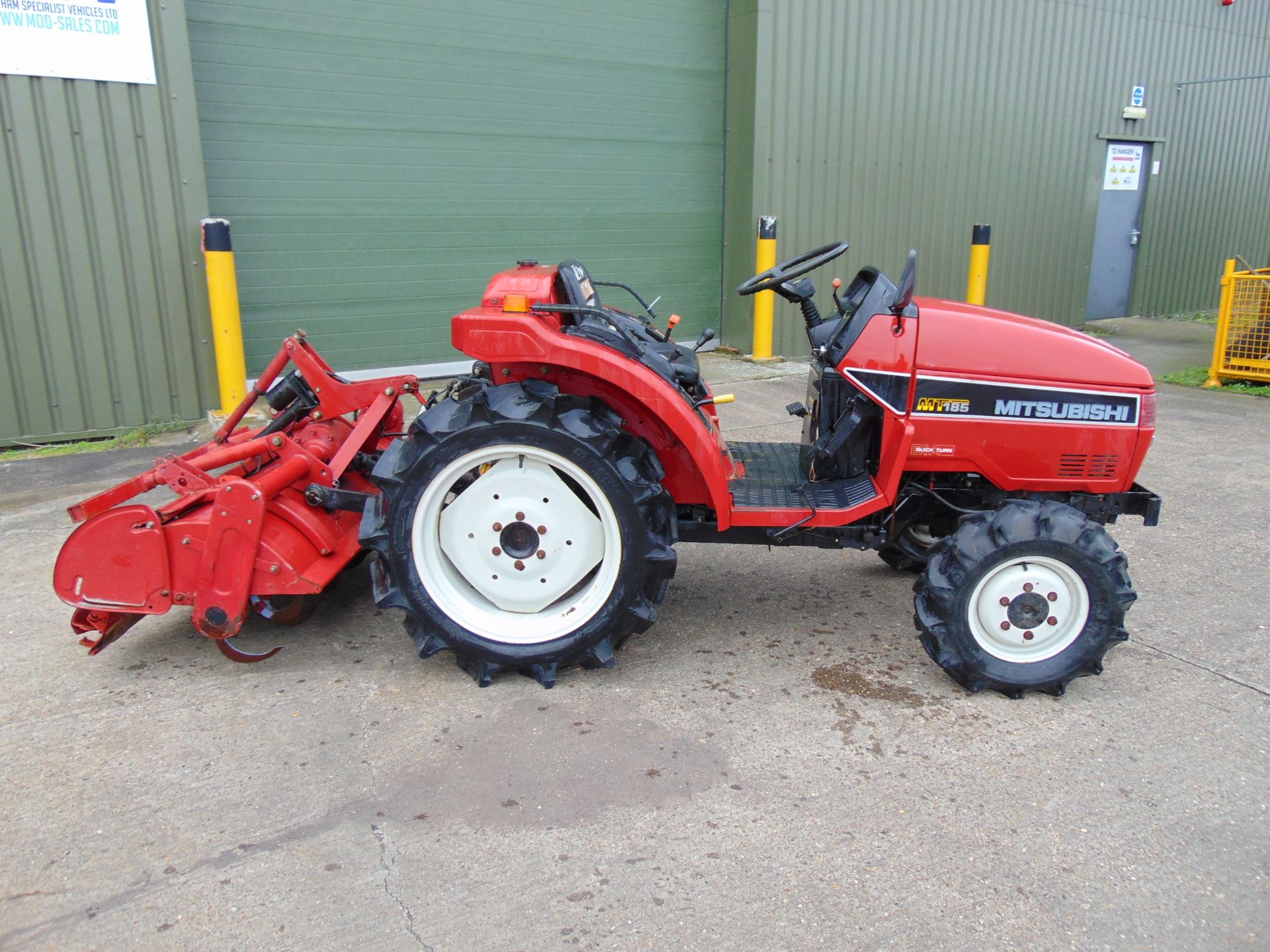 Mitsubishi MT185 Compact Tractor with Rotovator ONLY 1,307 HOURS!!! - Image 7 of 21