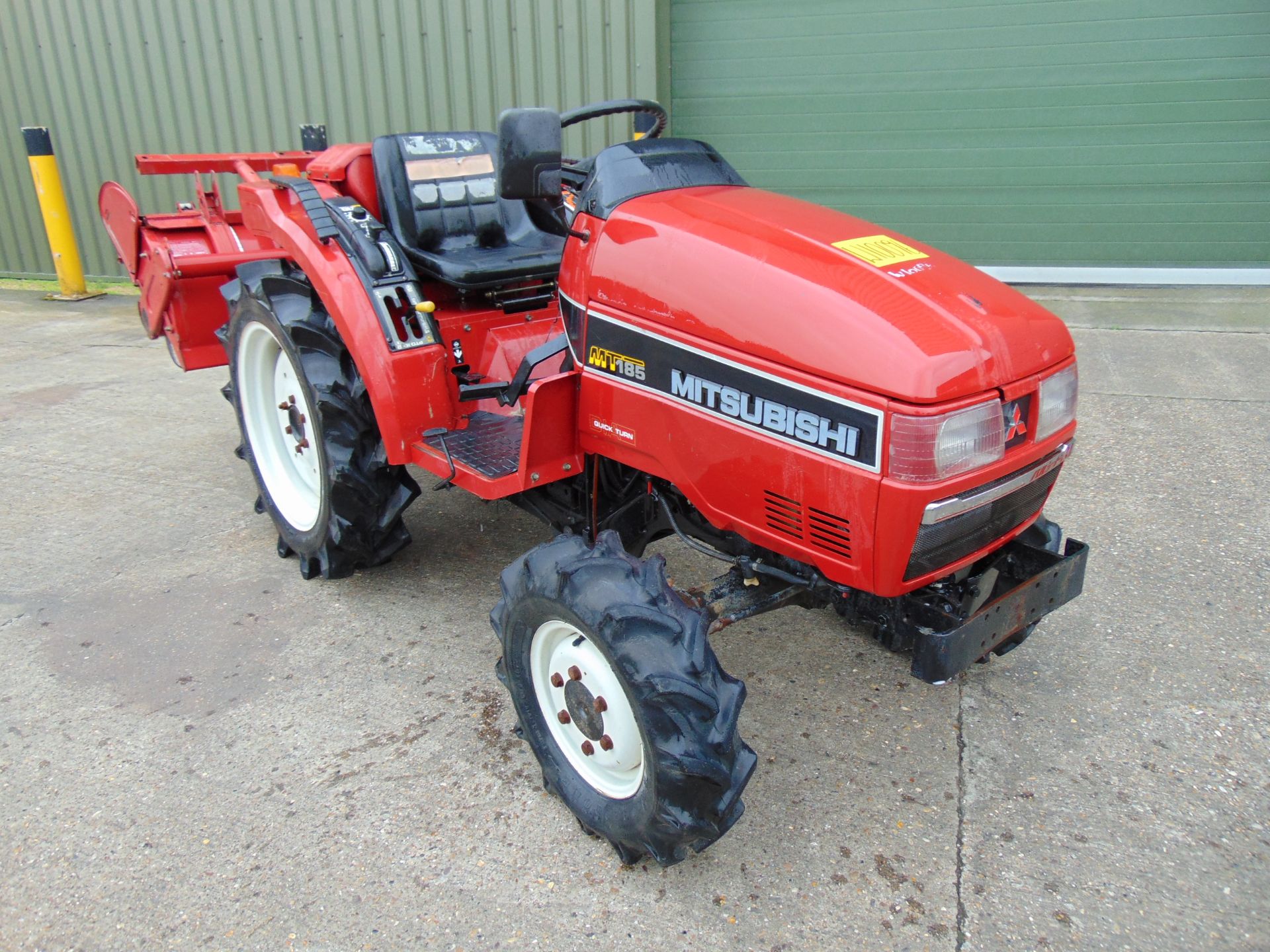 Mitsubishi MT185 Compact Tractor with Rotovator ONLY 1,307 HOURS!!! - Image 2 of 21