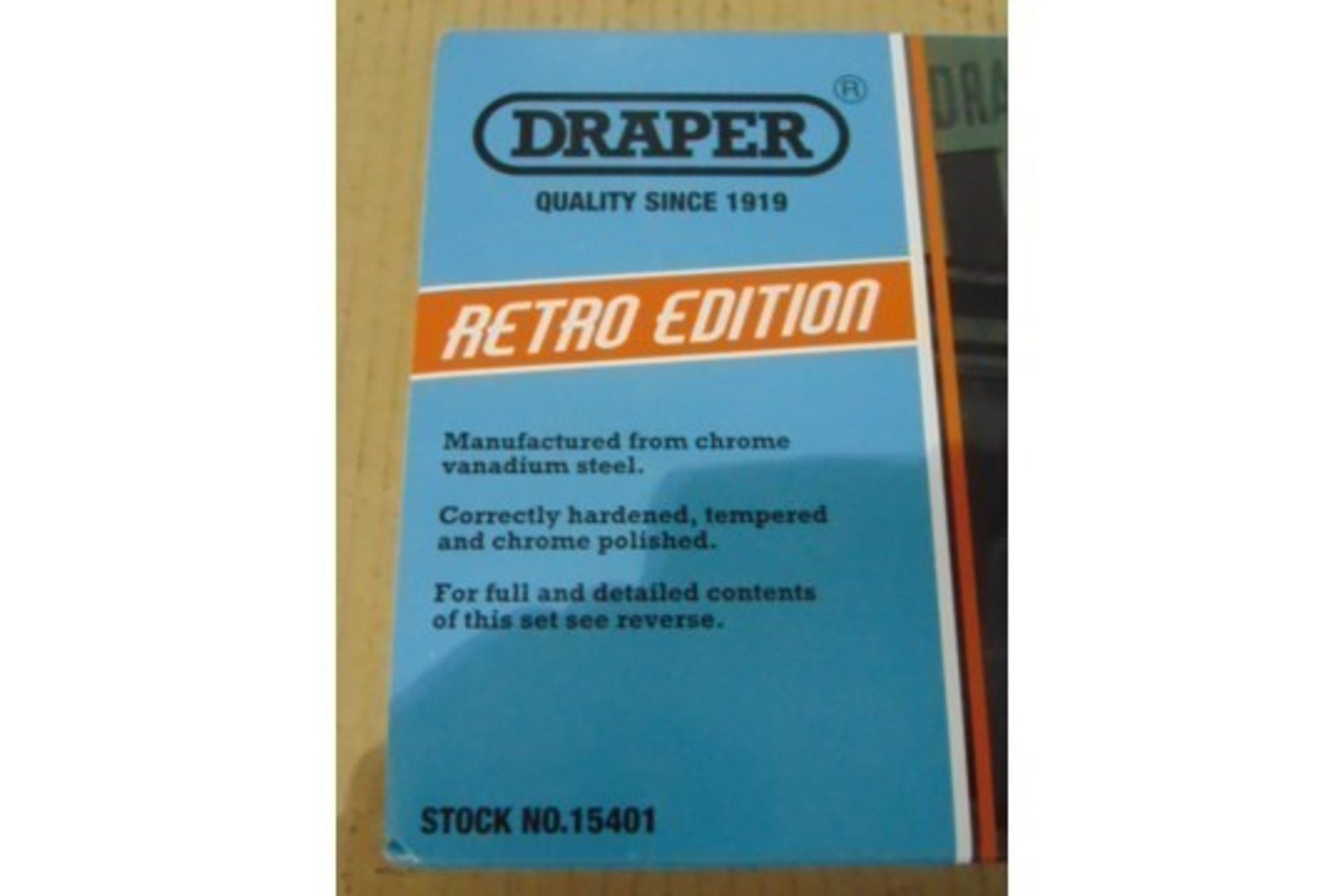 Draper Retro Edition 25pc 1/2" Metric Socket Set - Image 8 of 8