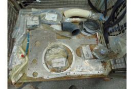 Mixed Stillage of CVRT Spares Etc Including an engine bulkhead assembly