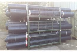 Qty 5 x UNISSUED Tensar SS20 Geogrid Ground Foundation Reinforcement Roll 4m x 75m