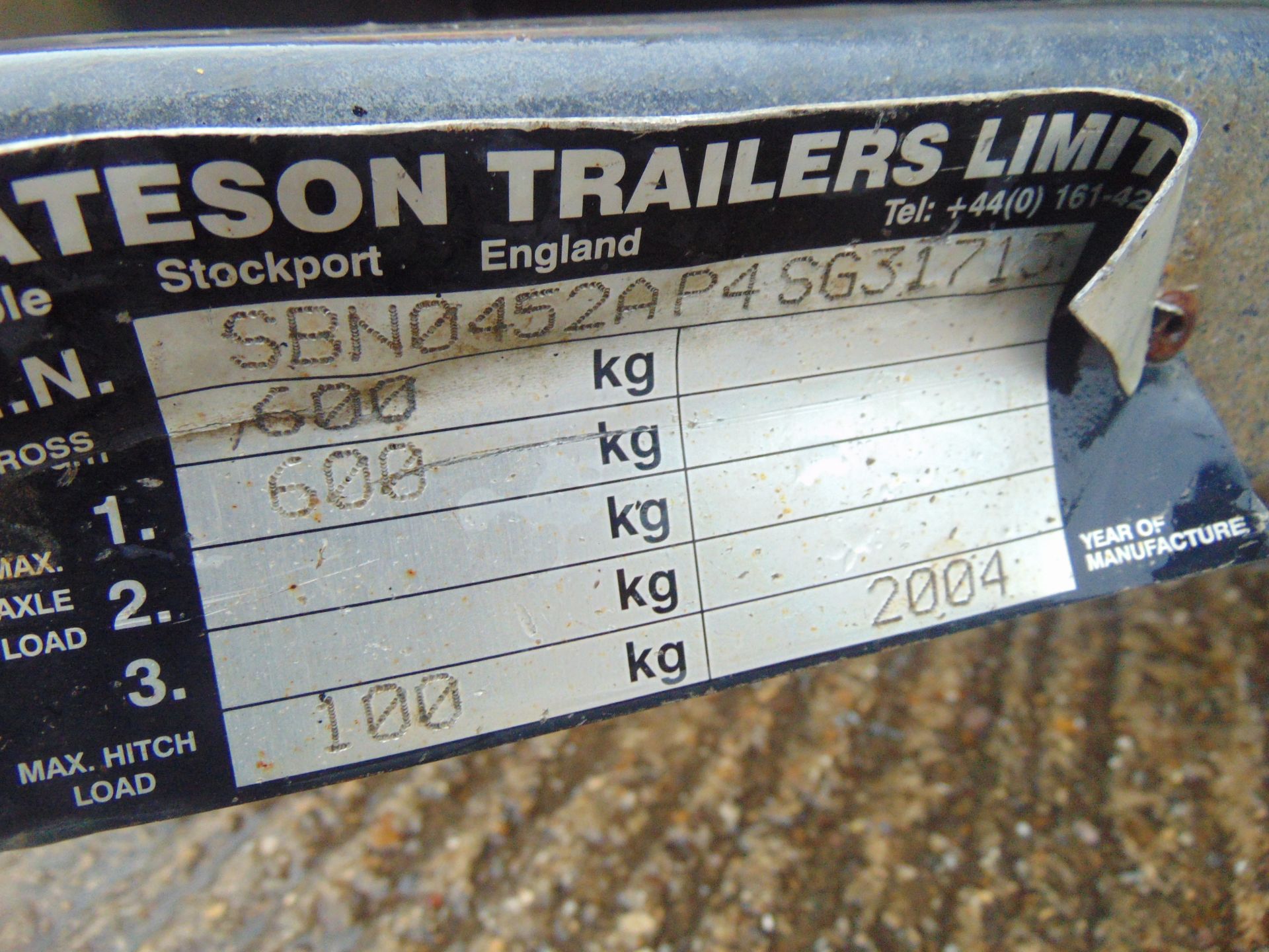 2 Way Traffic Light System c/w Bateson Single Axle Trailer - Image 14 of 15