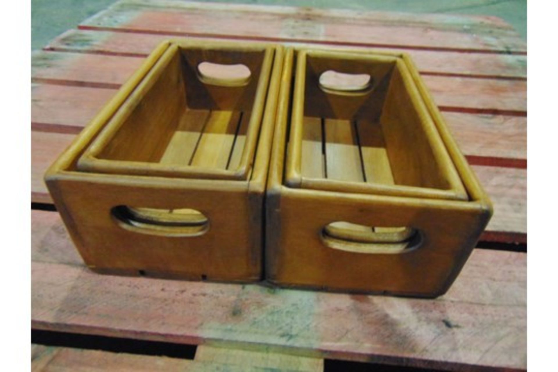 4 x Land Rover Wooden Display / Storage Boxes - Image 5 of 5