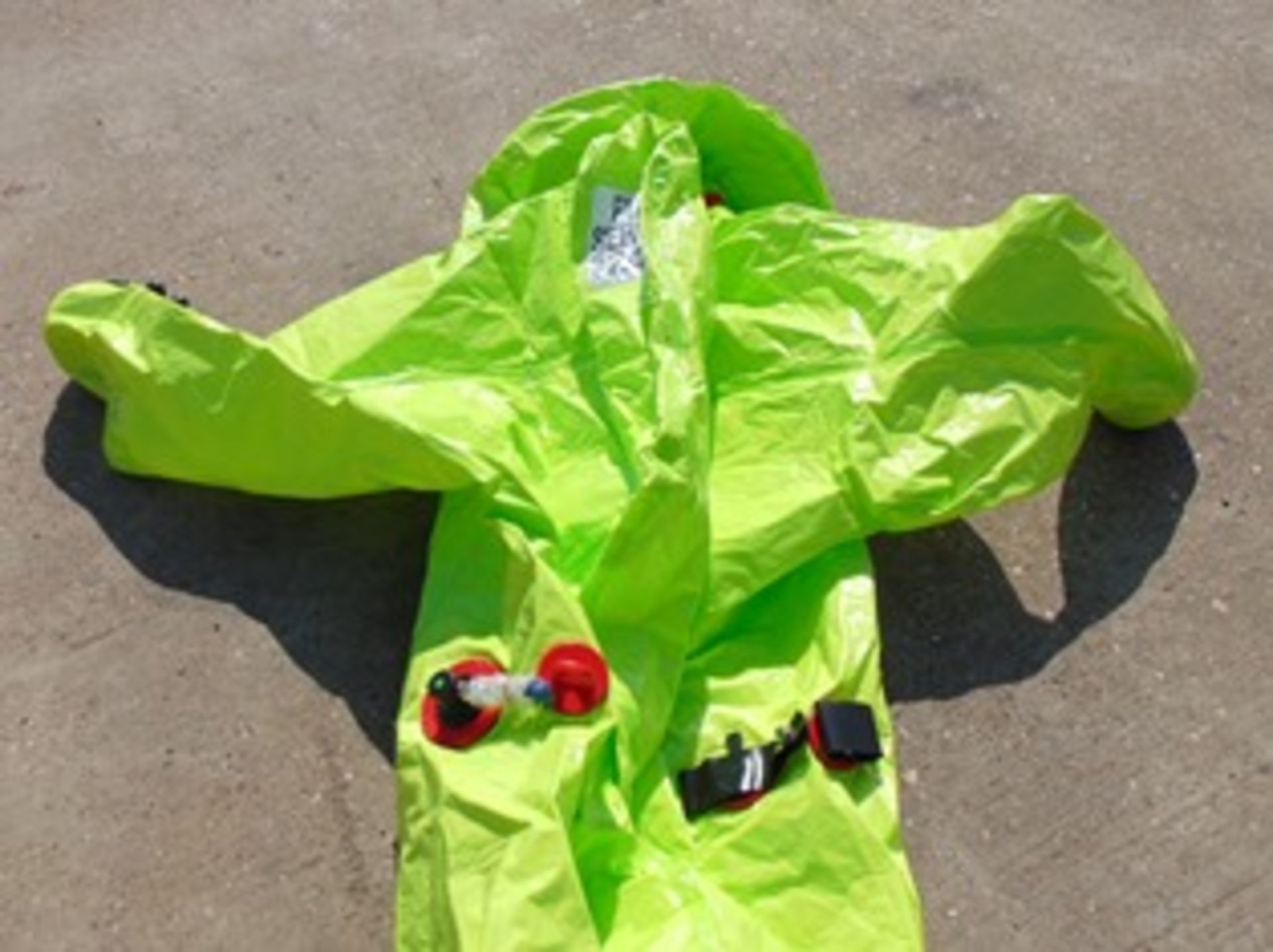 Q1 x Unissued Respirex Tychem TK Gas-Tight Hazmat Suit Type 1A with Attached Boots and Gloves - Image 5 of 9